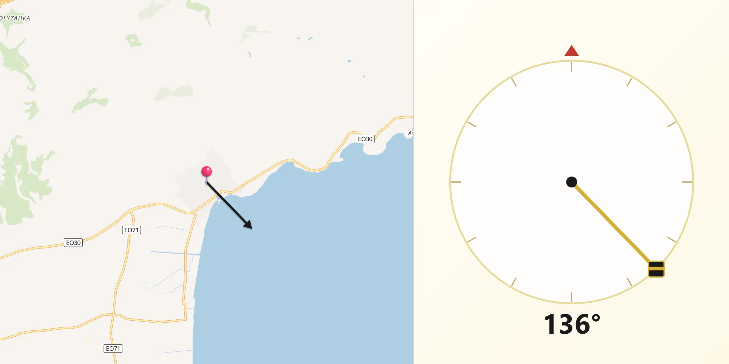 Κατεύθυνση Κίμπλα από το Νέα Αγχίαλος