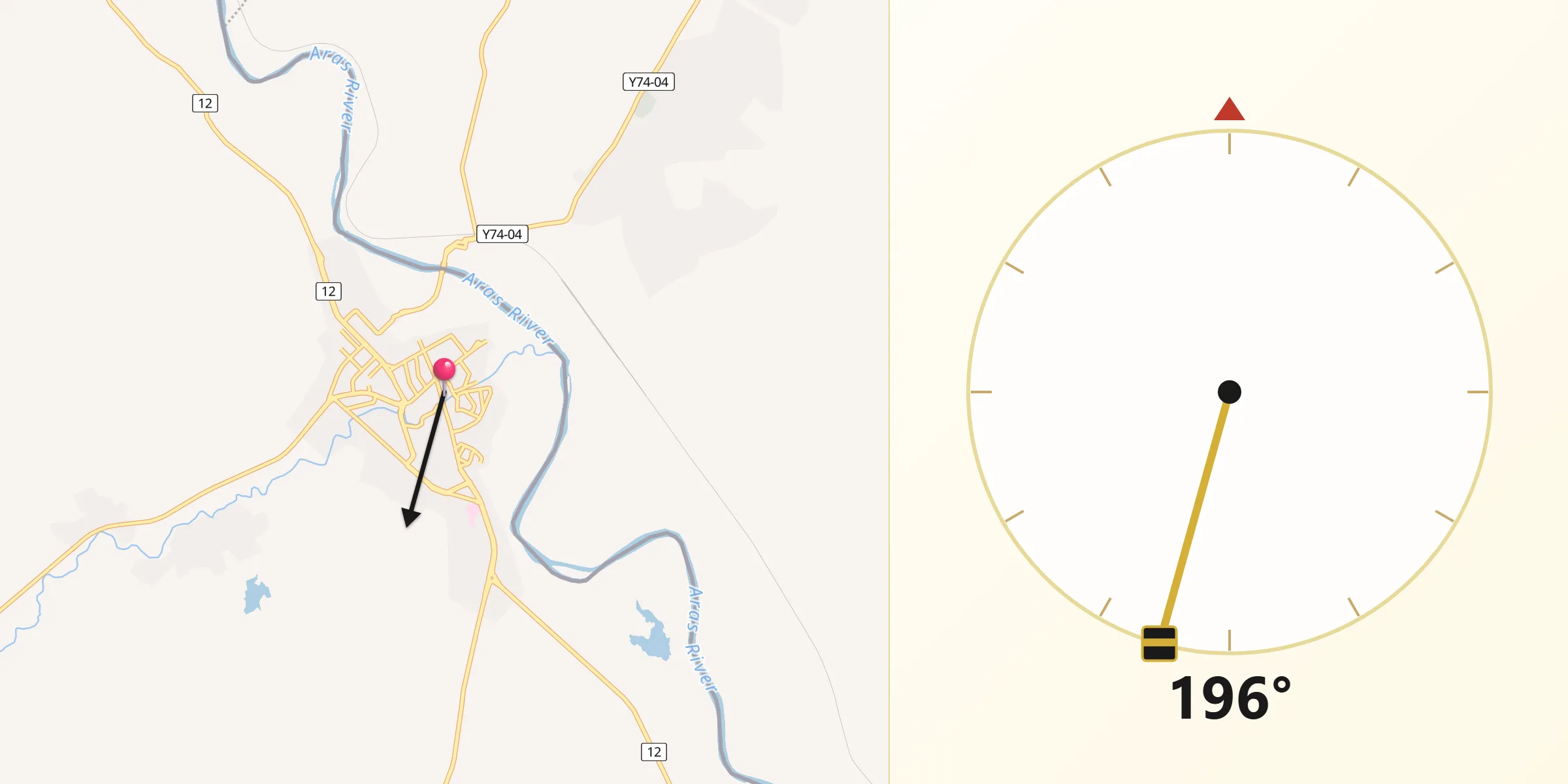 جهت قبله از پلدشت