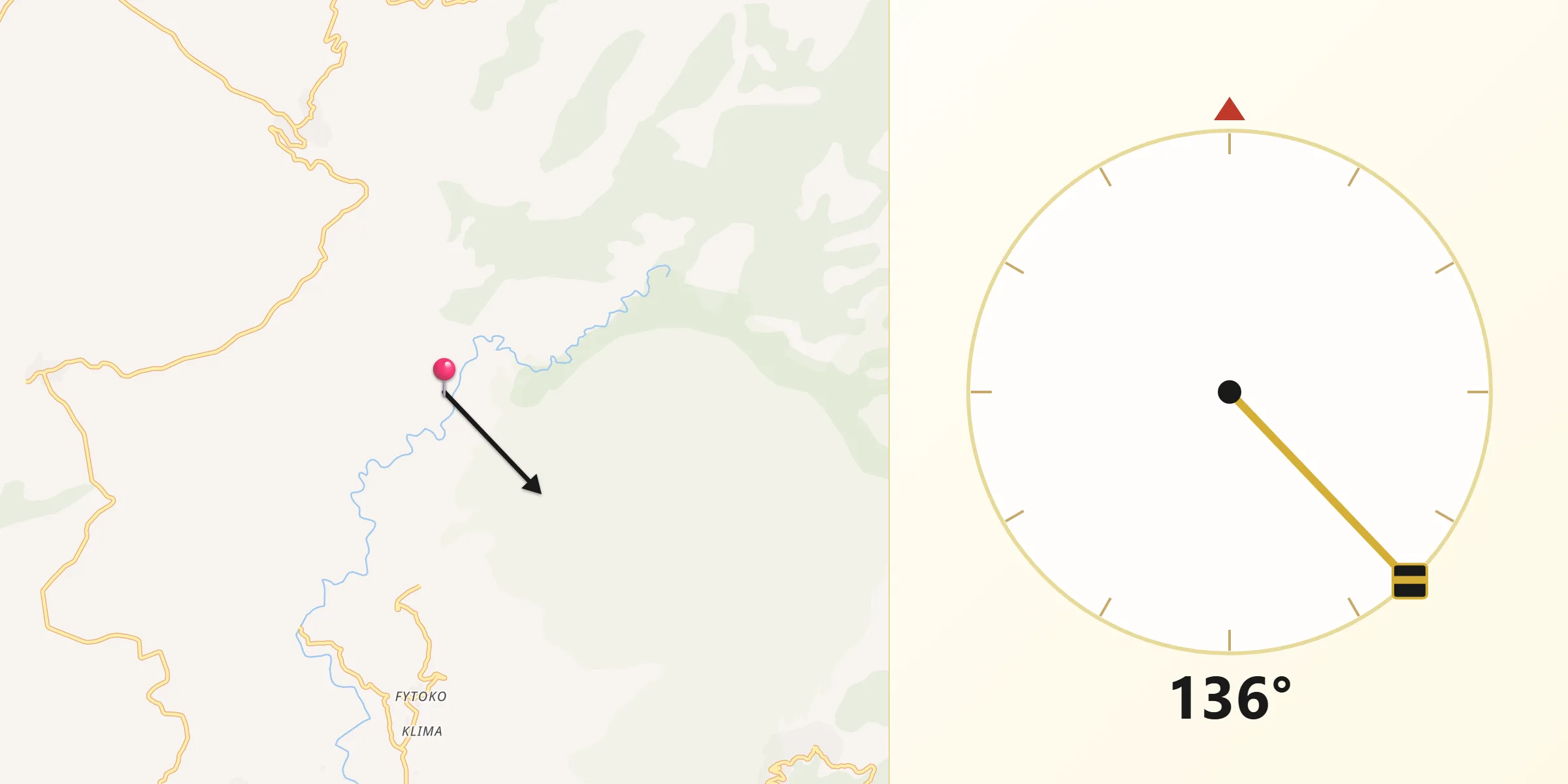 Κατεύθυνση Κίμπλα από το Zagora-Mouresi