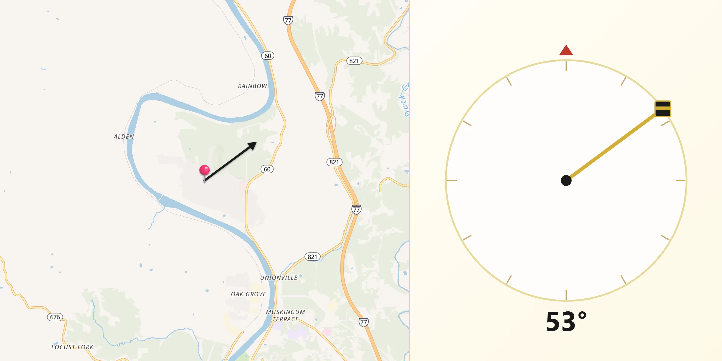 Qibla Direction from Devola