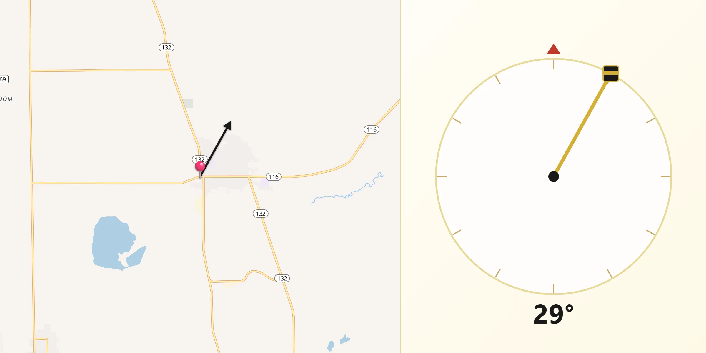 Qibla Direction from Moroni