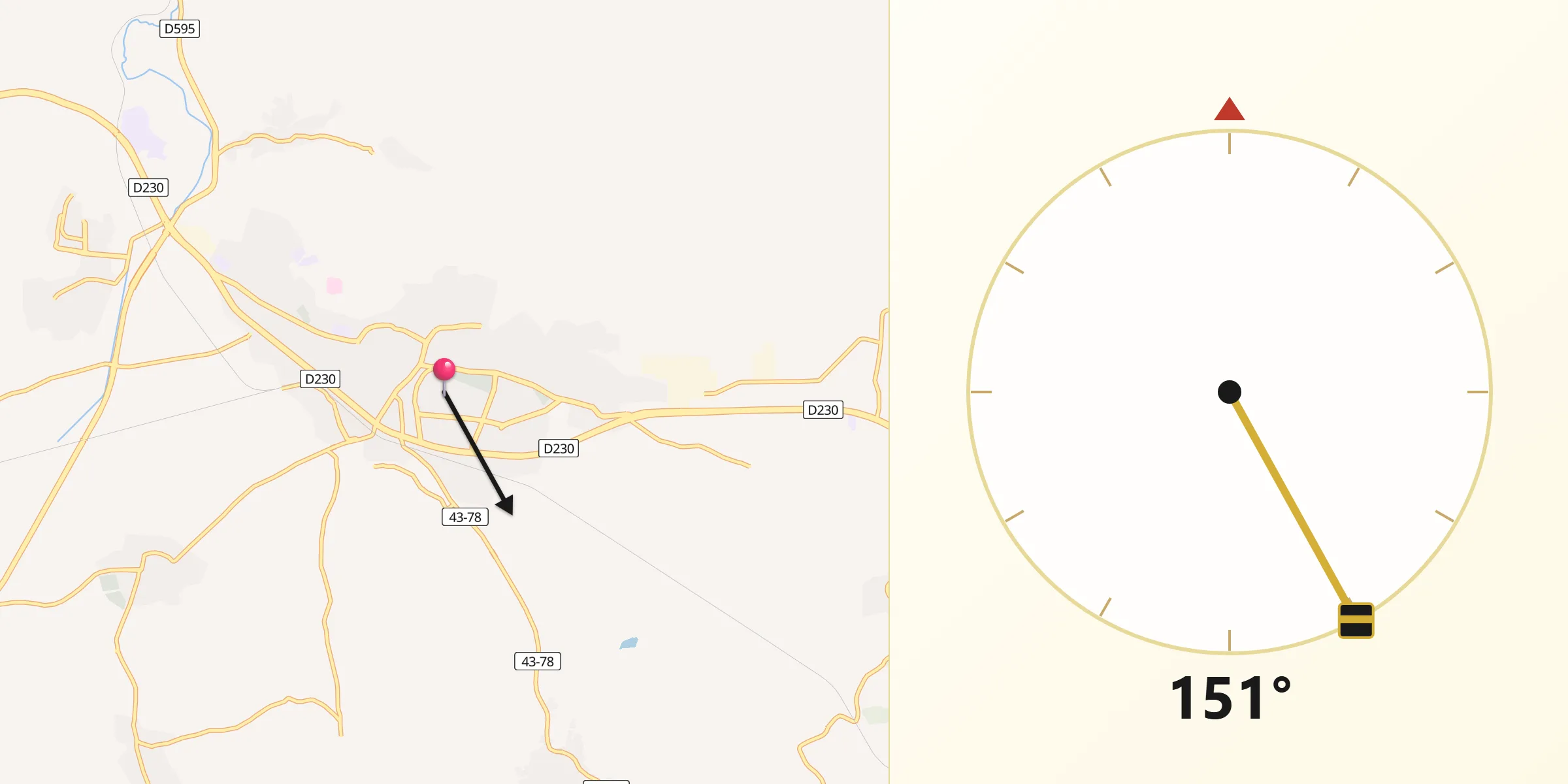 اتجاه القبلة من تافشانلي