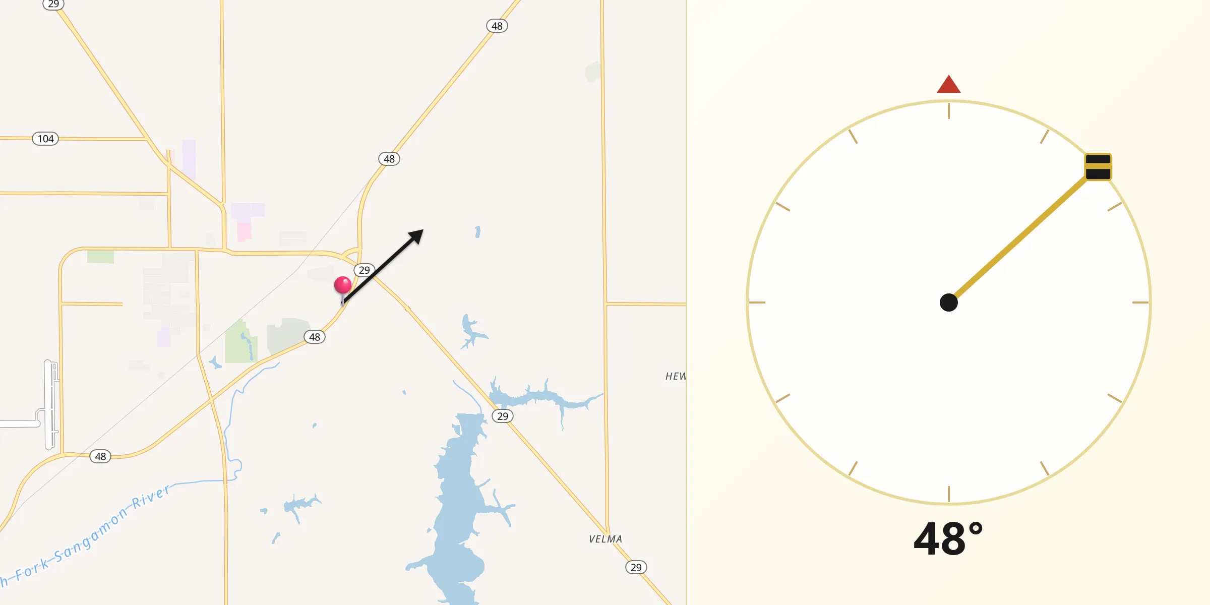 Qibla Direction from Christian