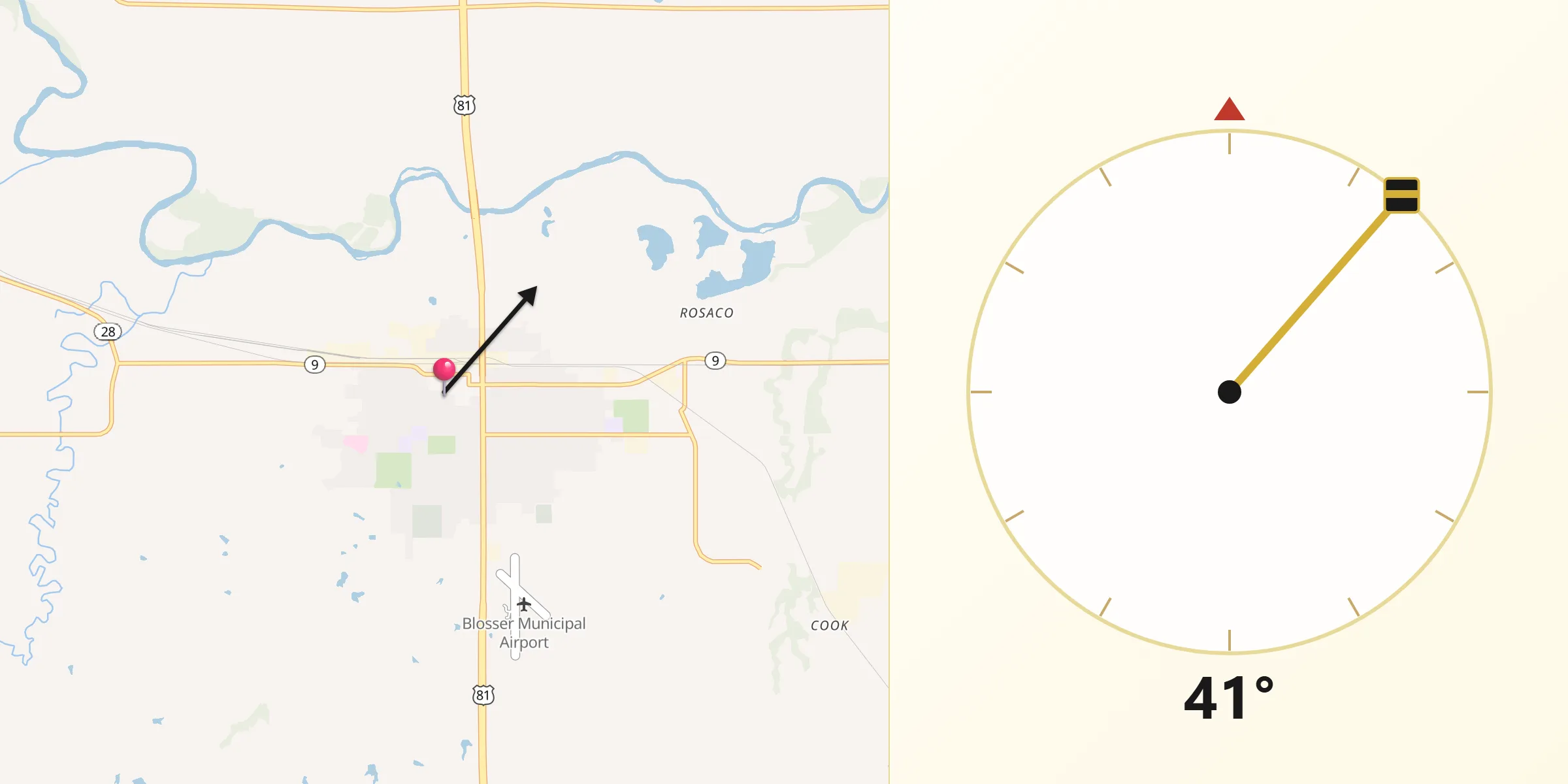 Qibla Direction from Concordia