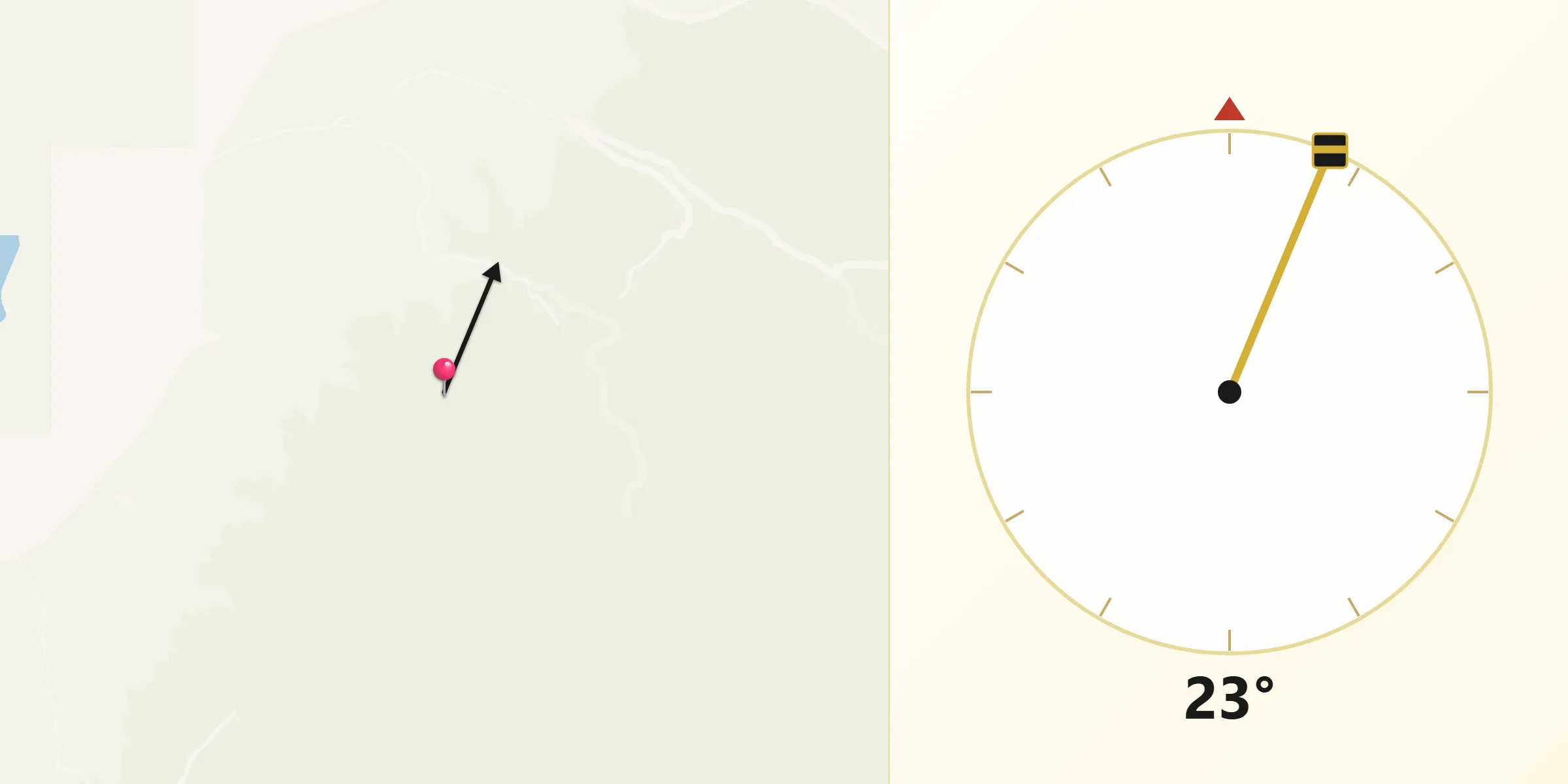 Qibla Direction from Churchill