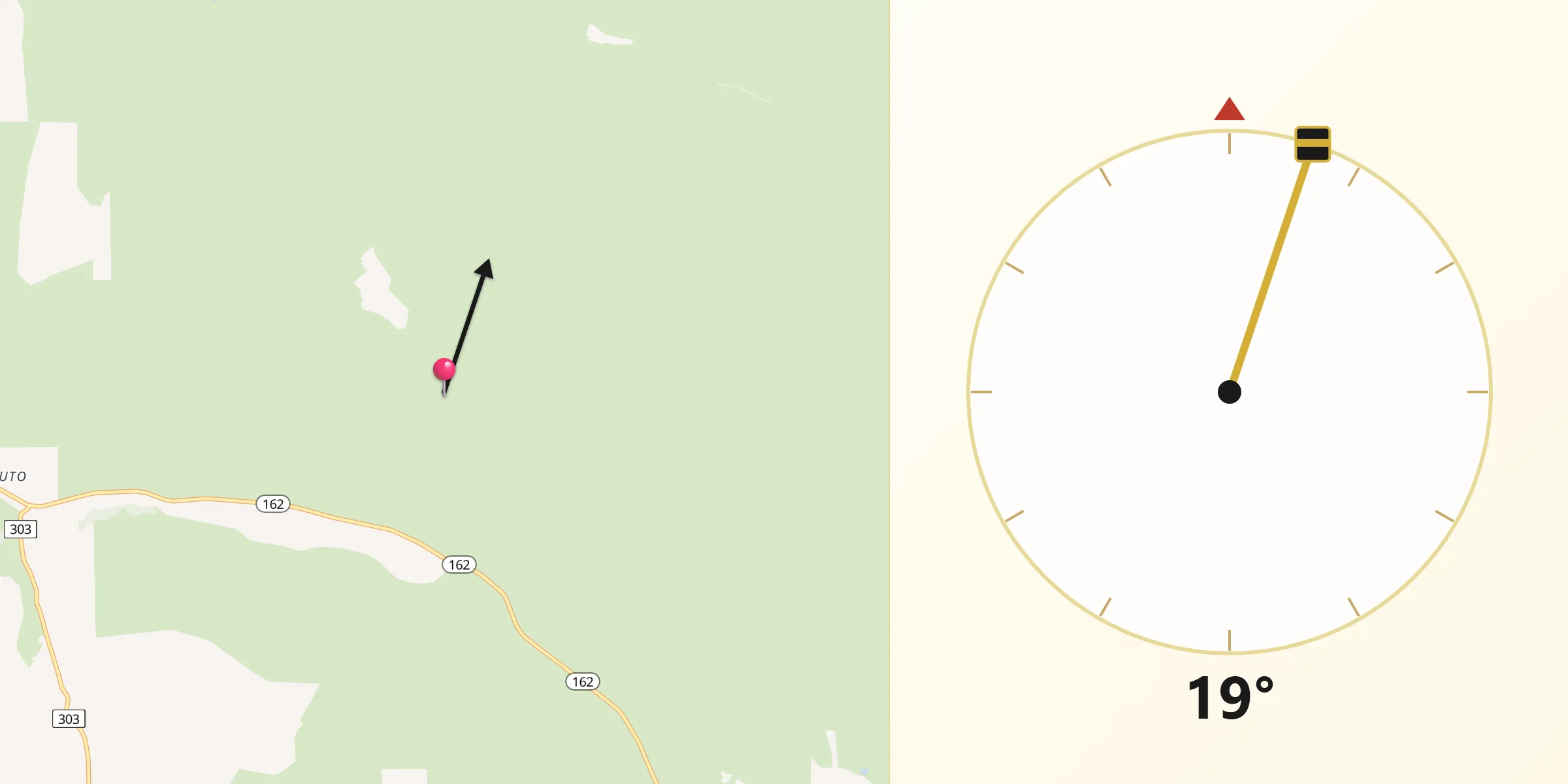 Qibla Direction from Glenn