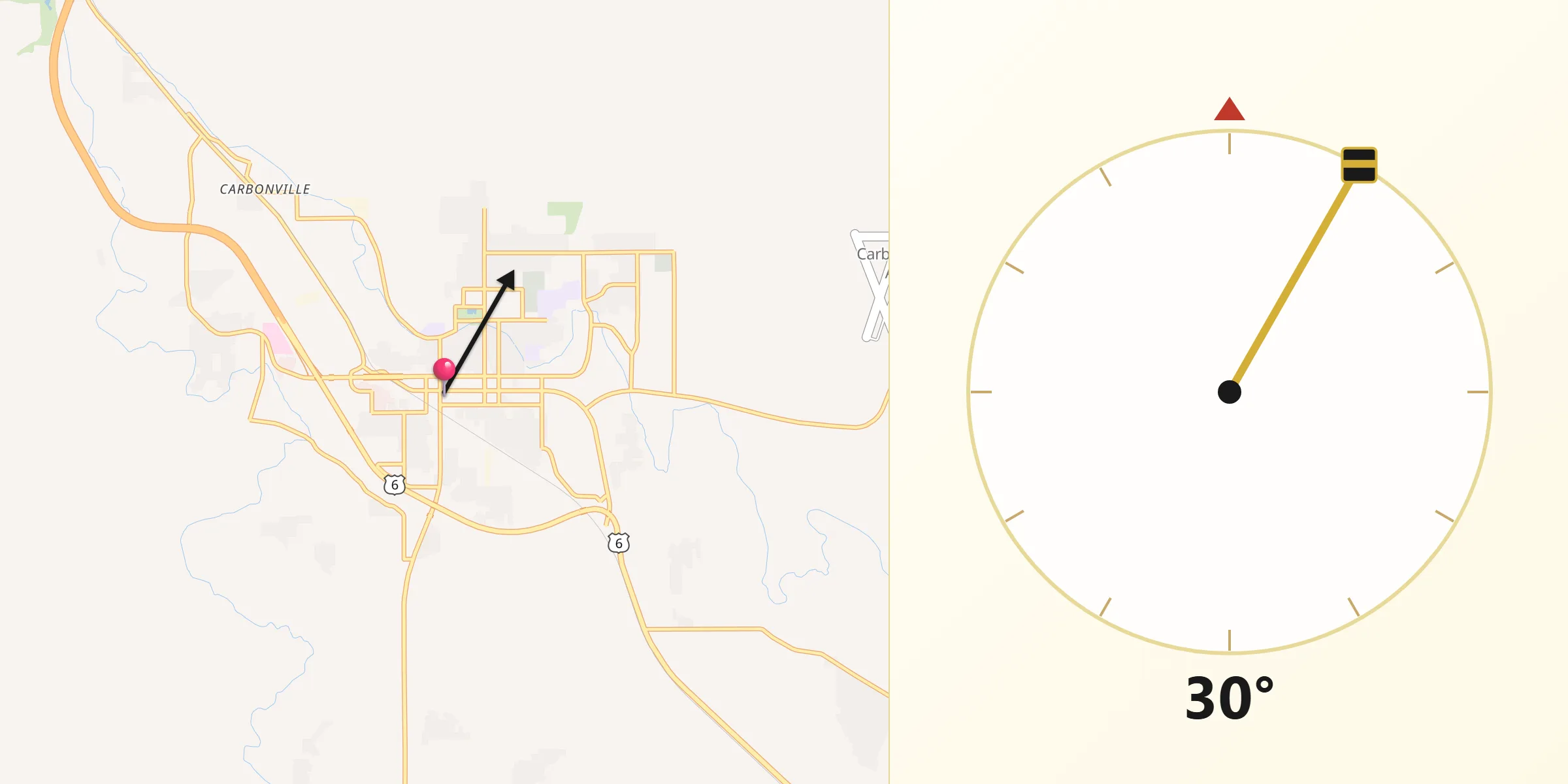 Qibla Direction from Price