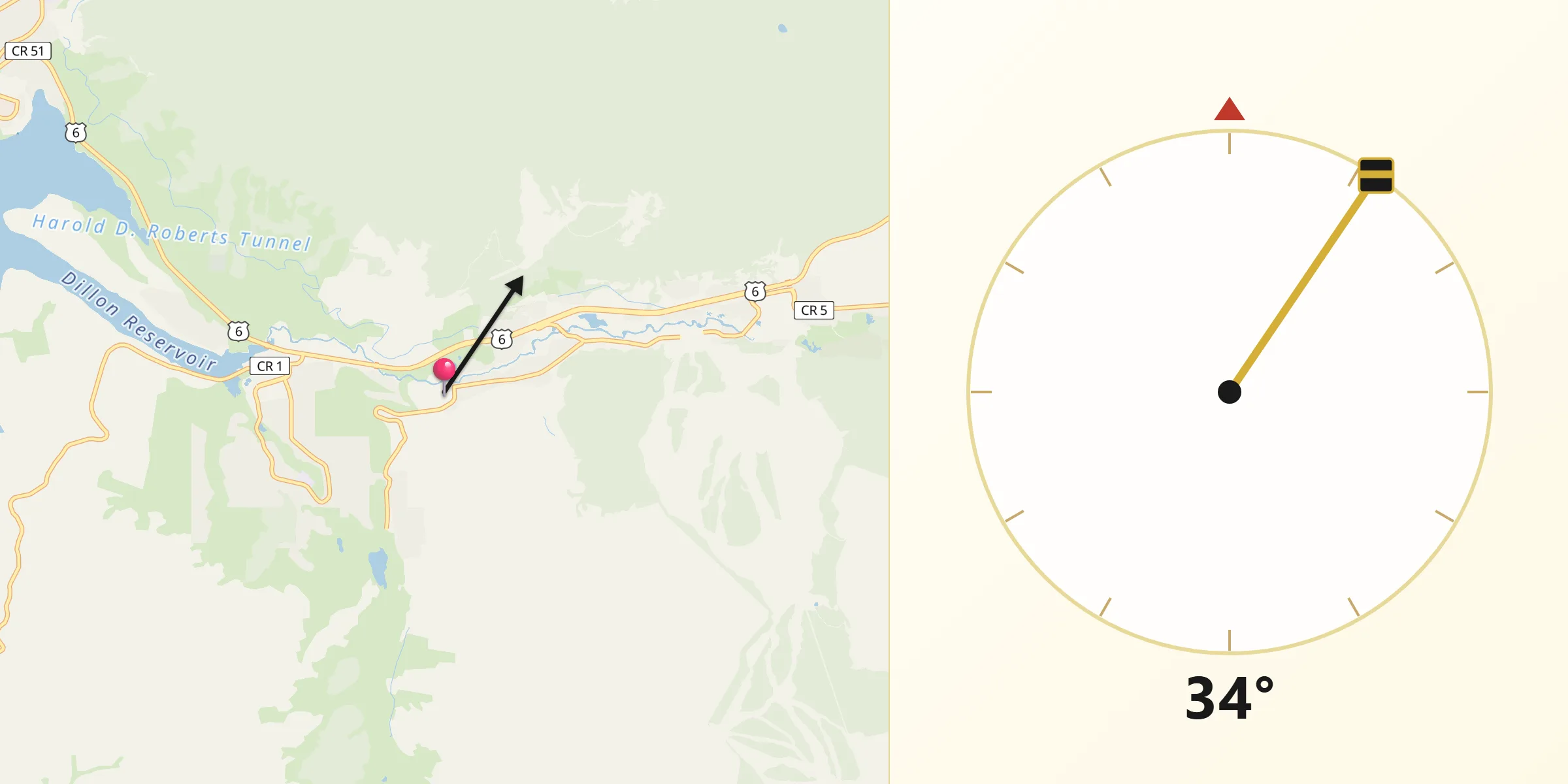 Qibla Direction from Keystone