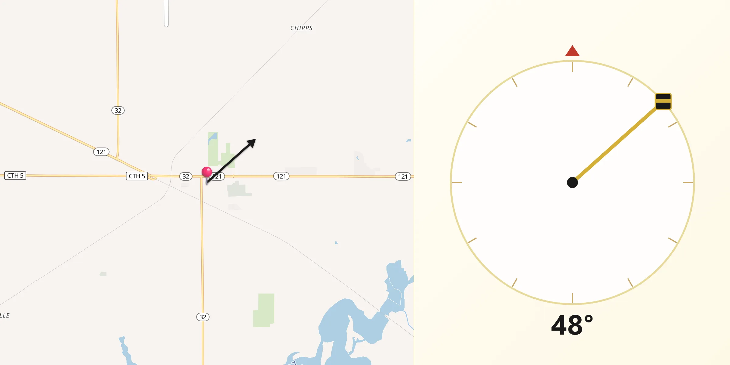 Qibla Direction from Sullivan