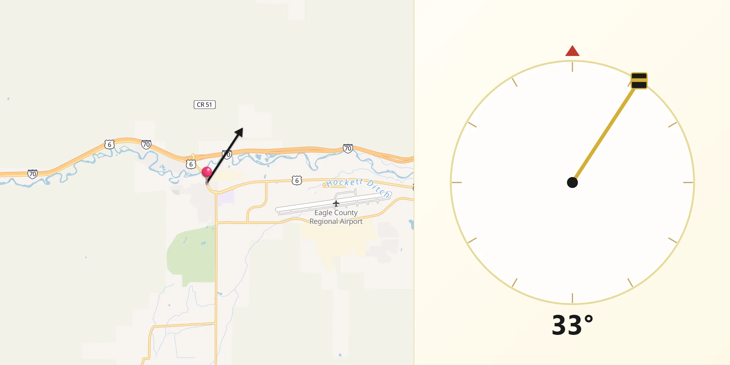 Qibla Direction from Gypsum