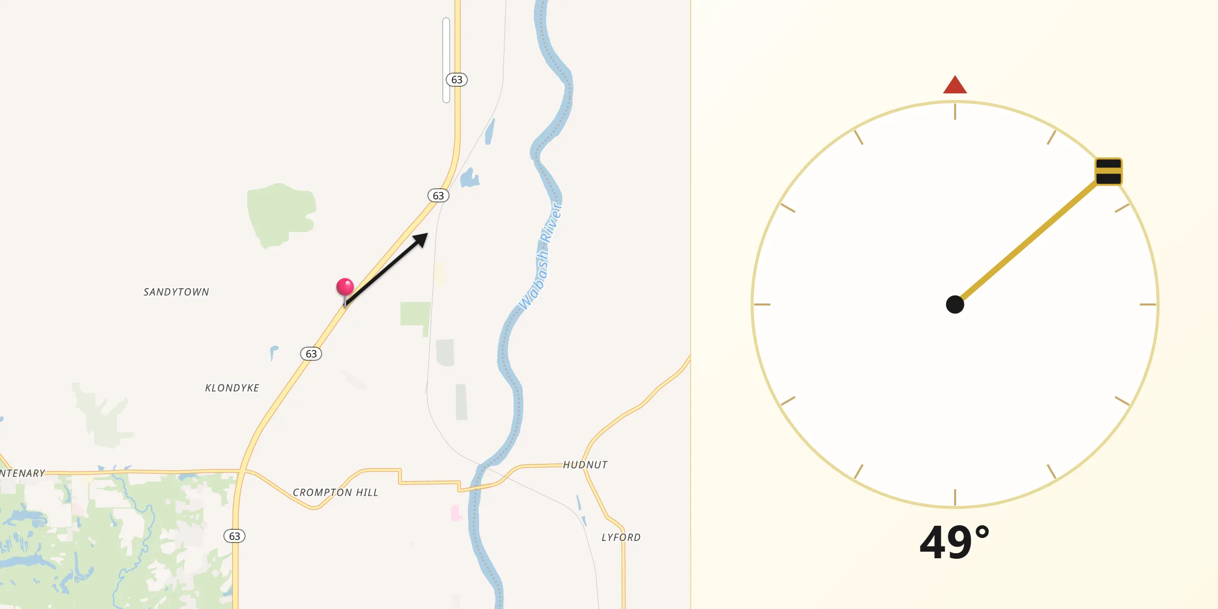 Qibla Direction from Fairview Park