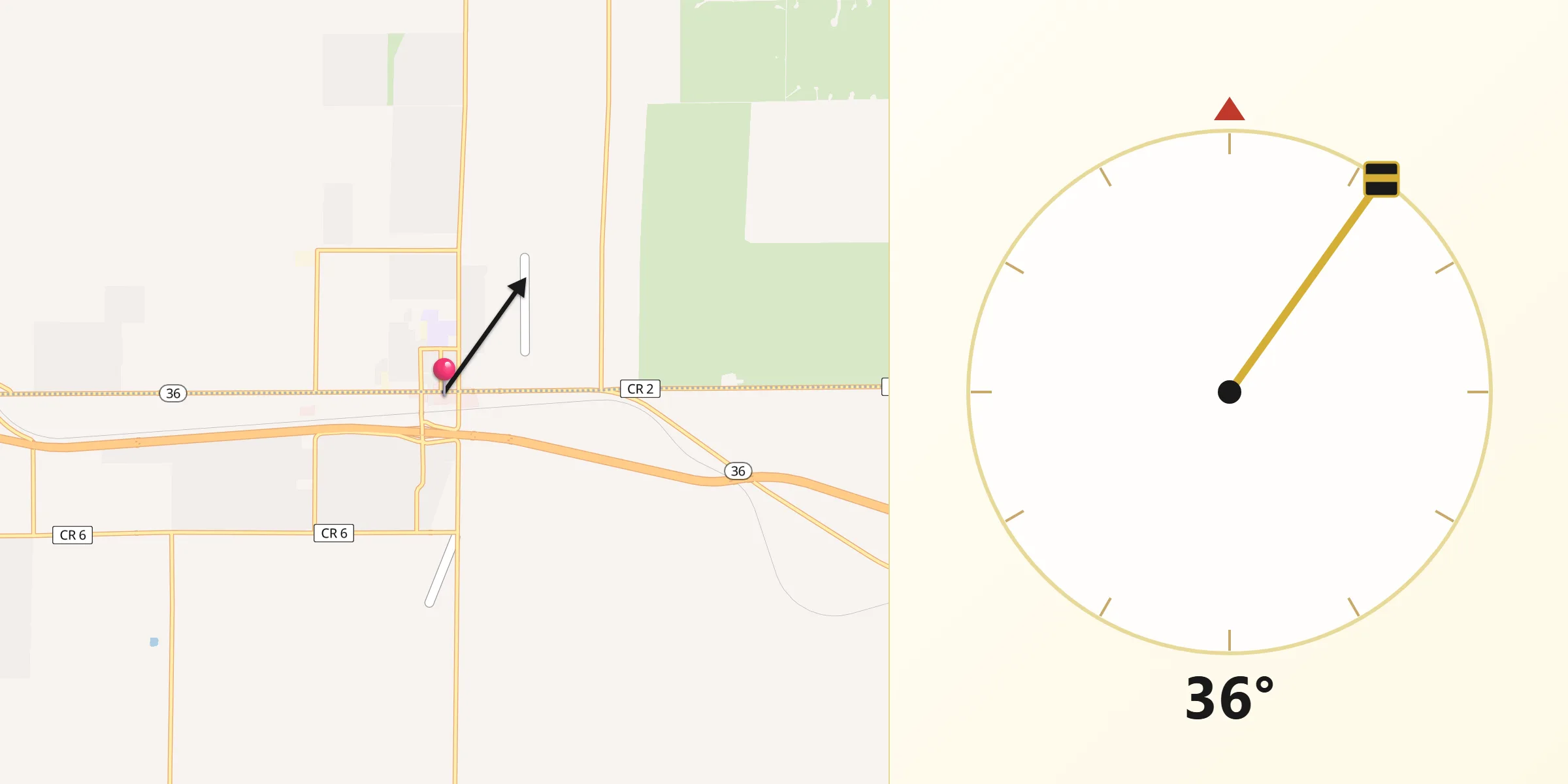 Qibla Direction from Strasburg