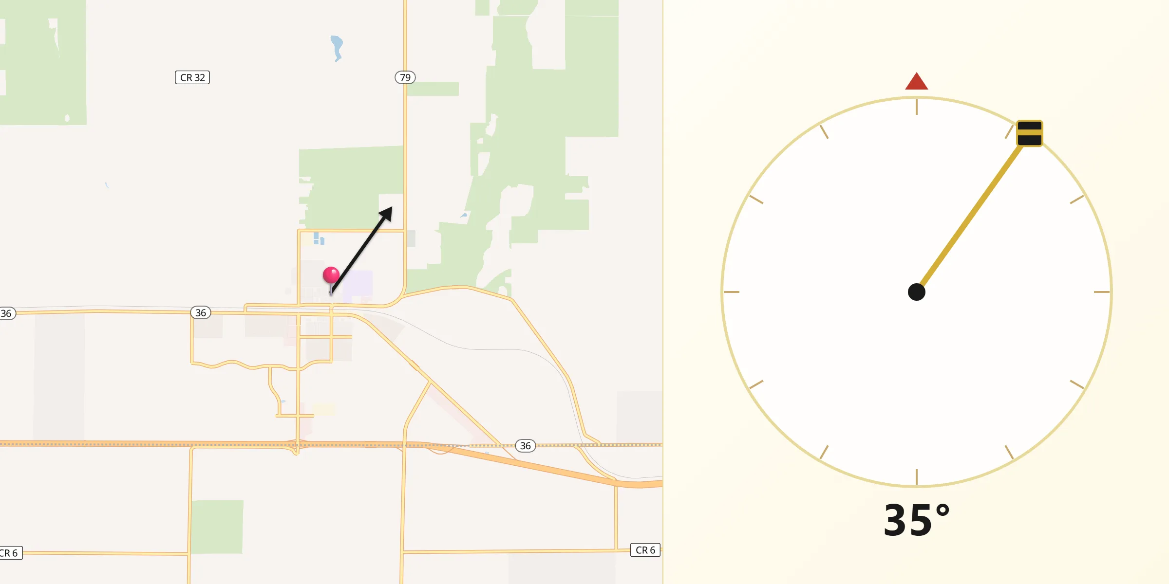 Qibla Direction from Bennett