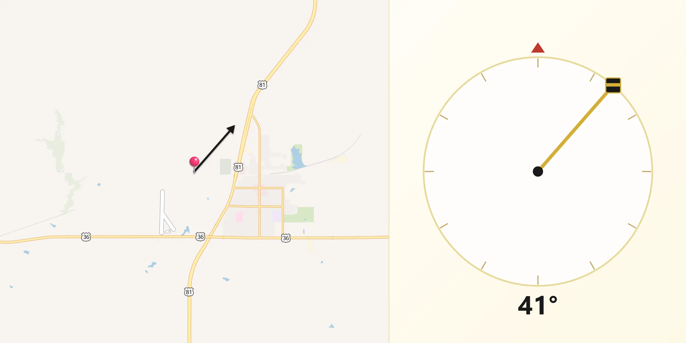 Qibla Direction from Republic