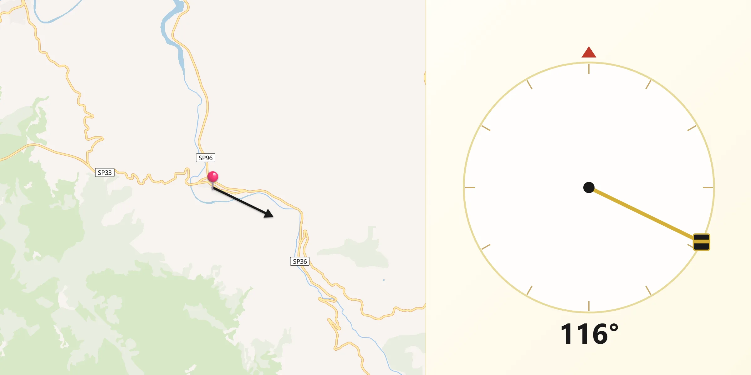 Direzione della Qibla da Allai