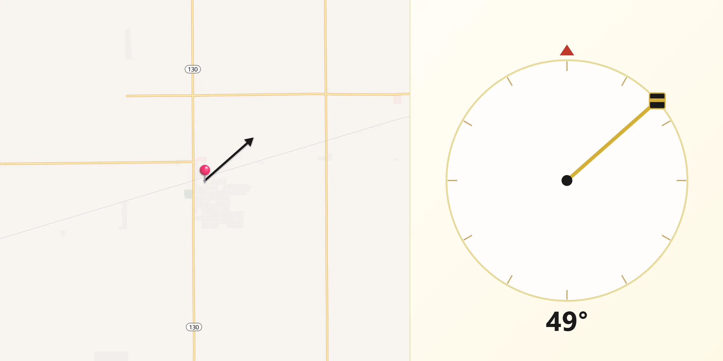 Qibla Direction from Philo
