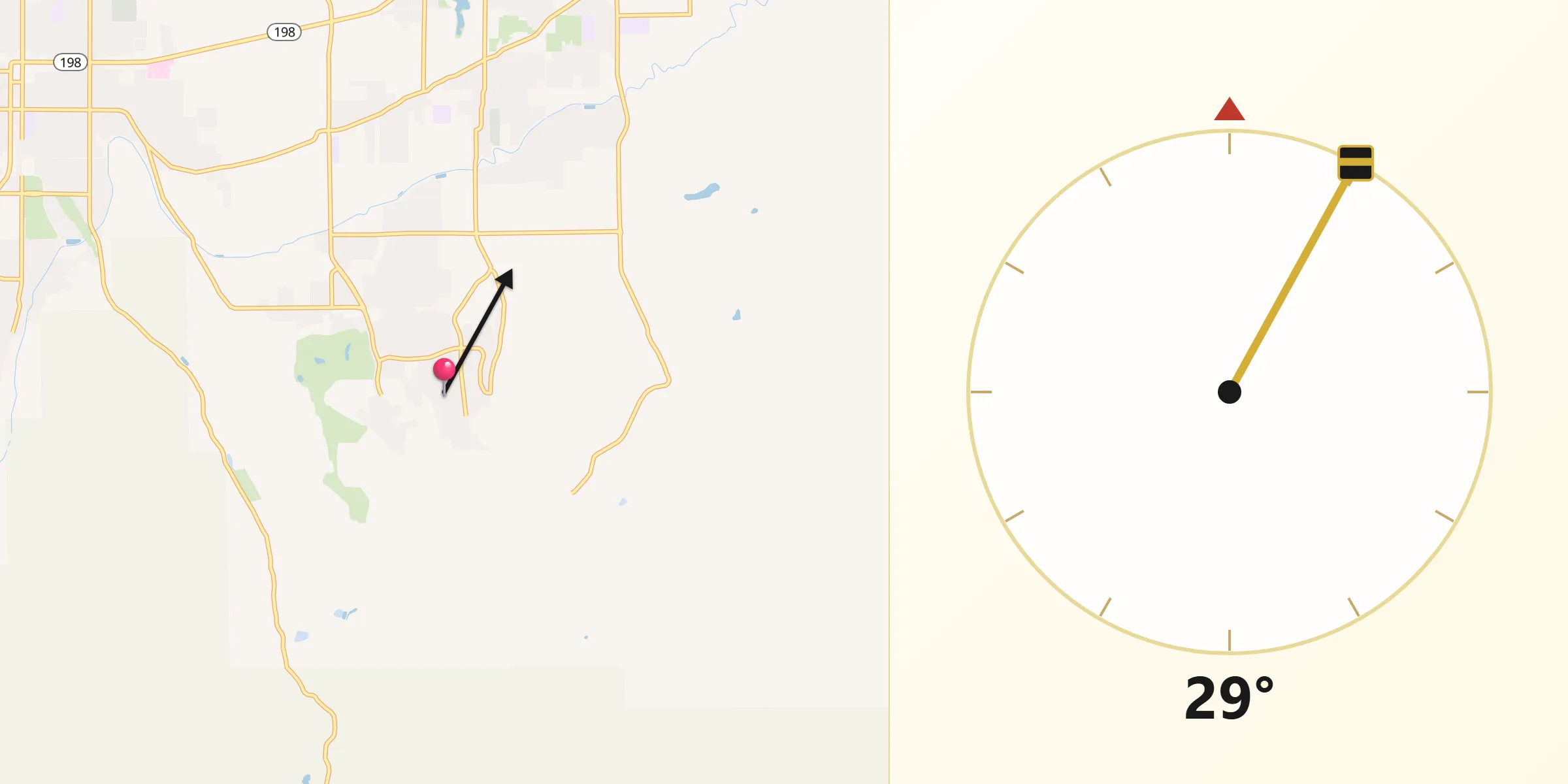 Qibla Direction from Elk Ridge