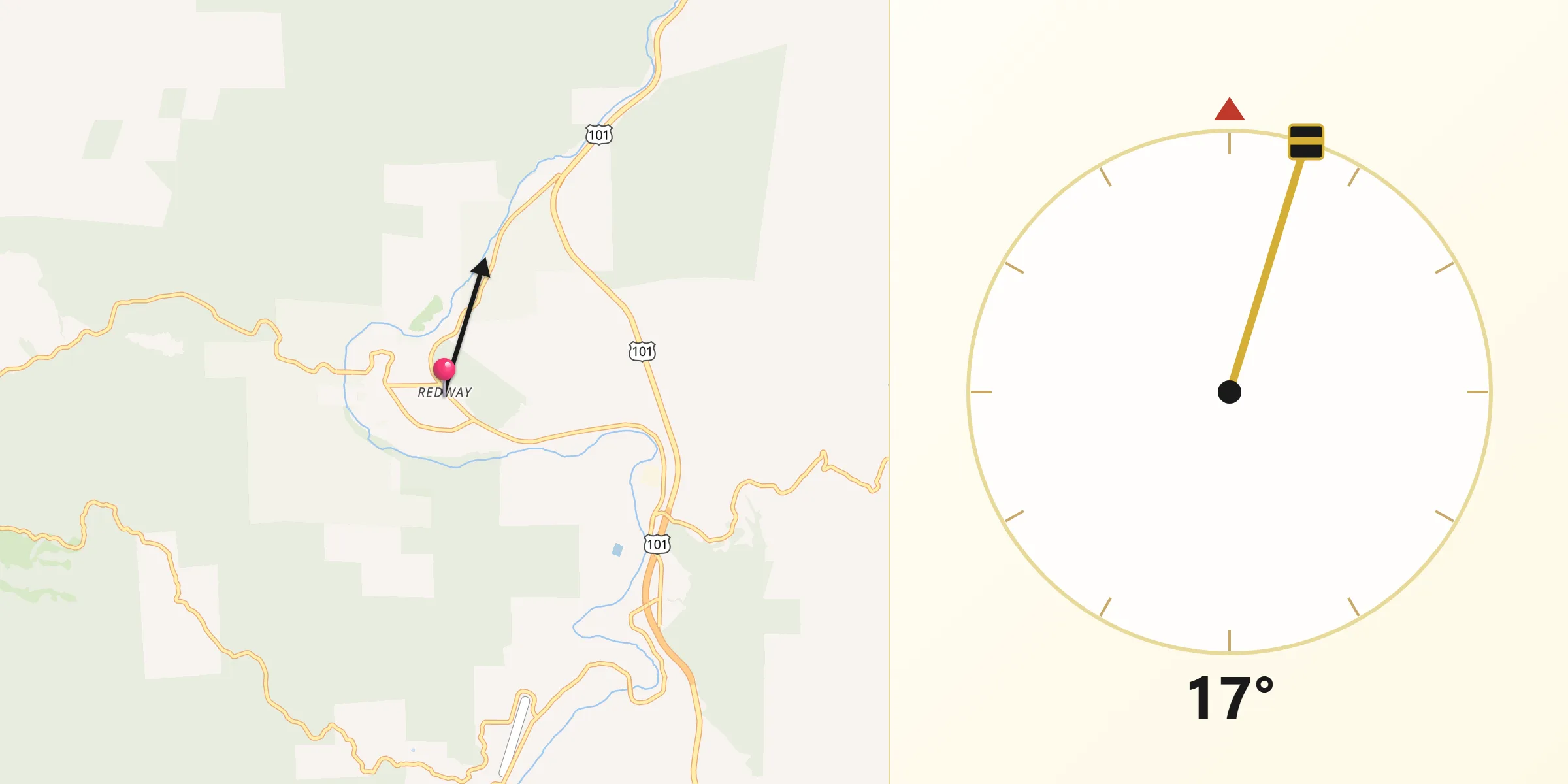 Qibla Direction from Redway