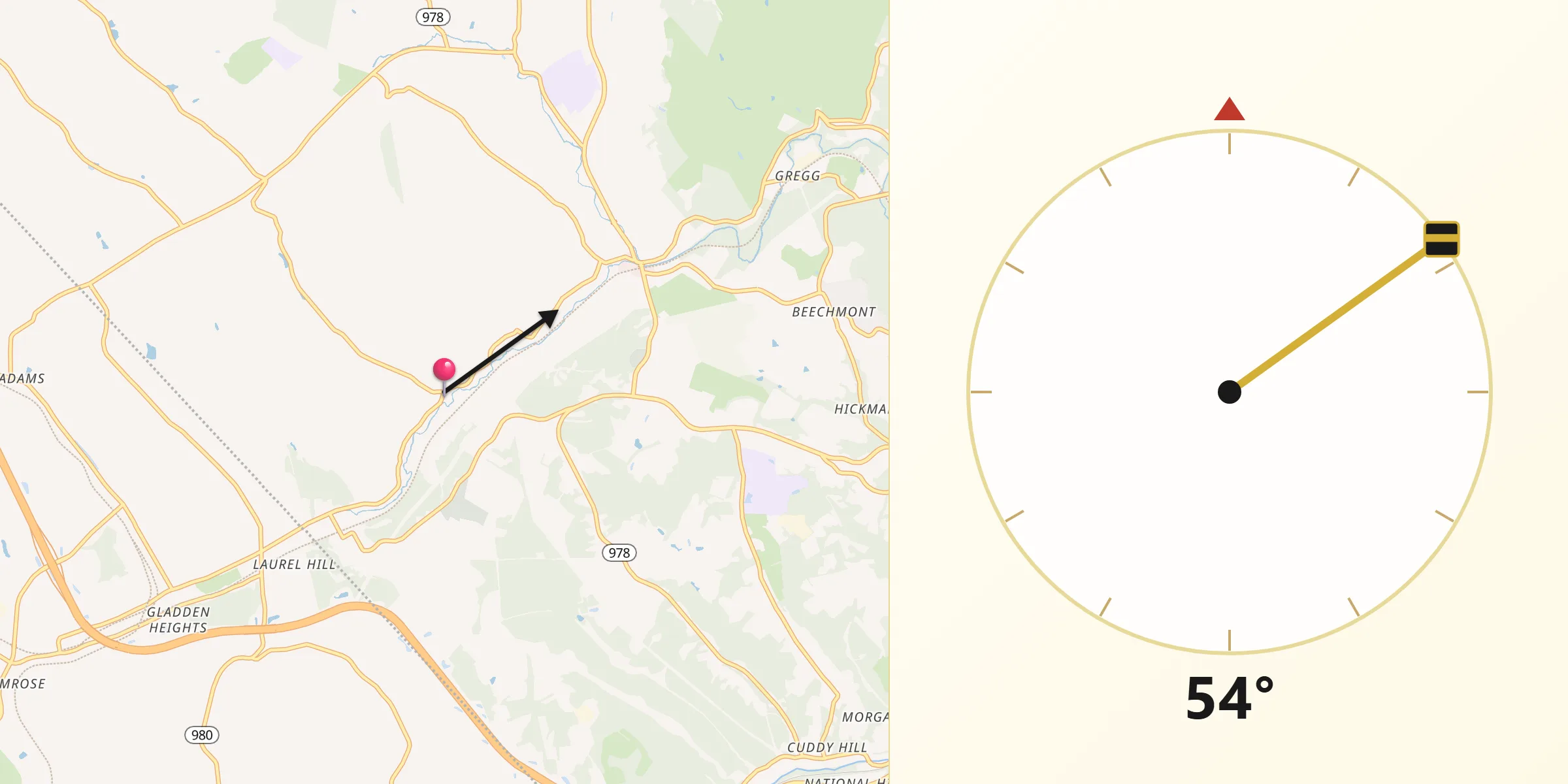 Qibla Direction from Sturgeon