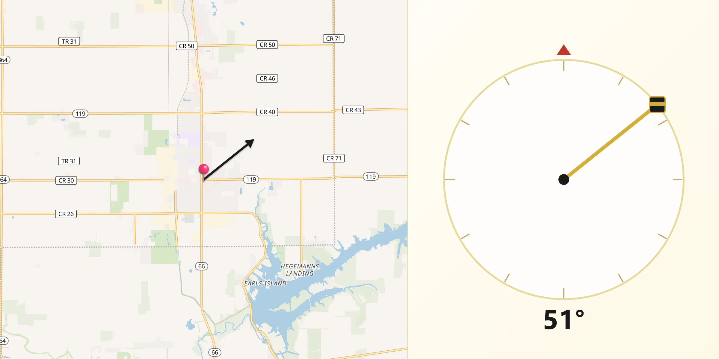 Qibla Direction from Minster