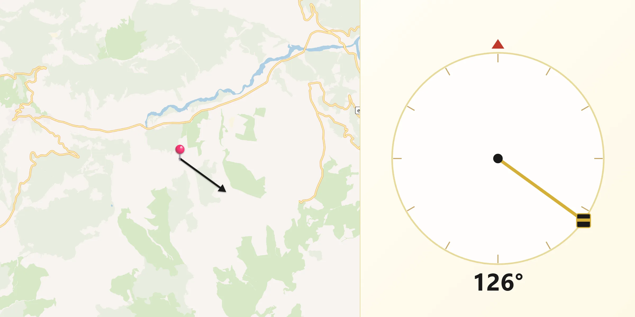 Direzione della Qibla da Provincia di Potenza