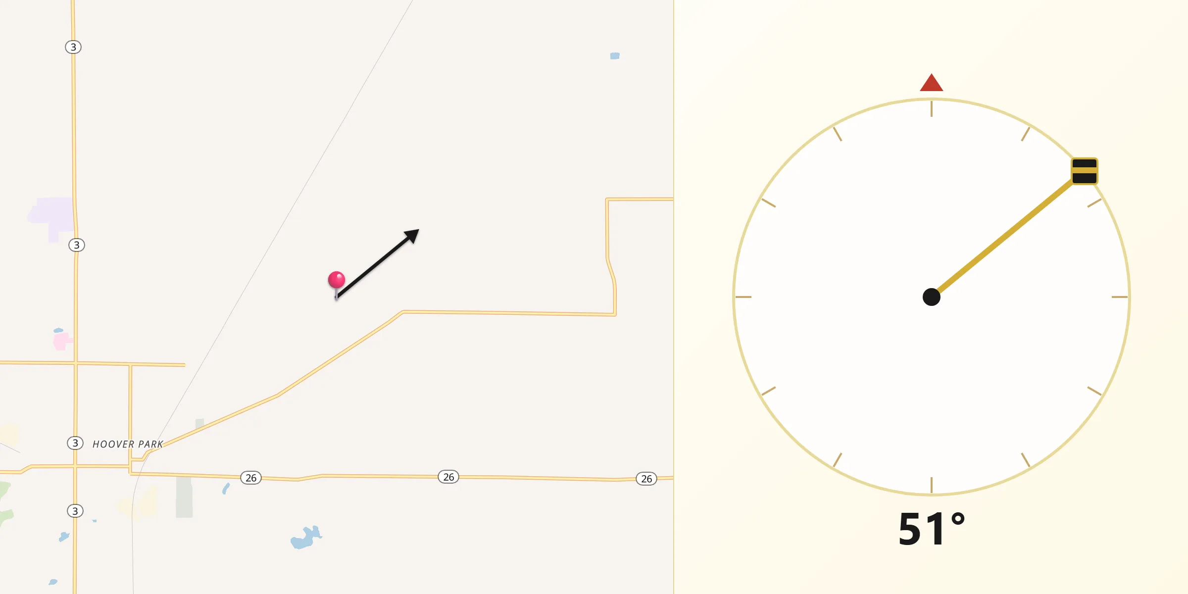 Qibla Direction from Blackford