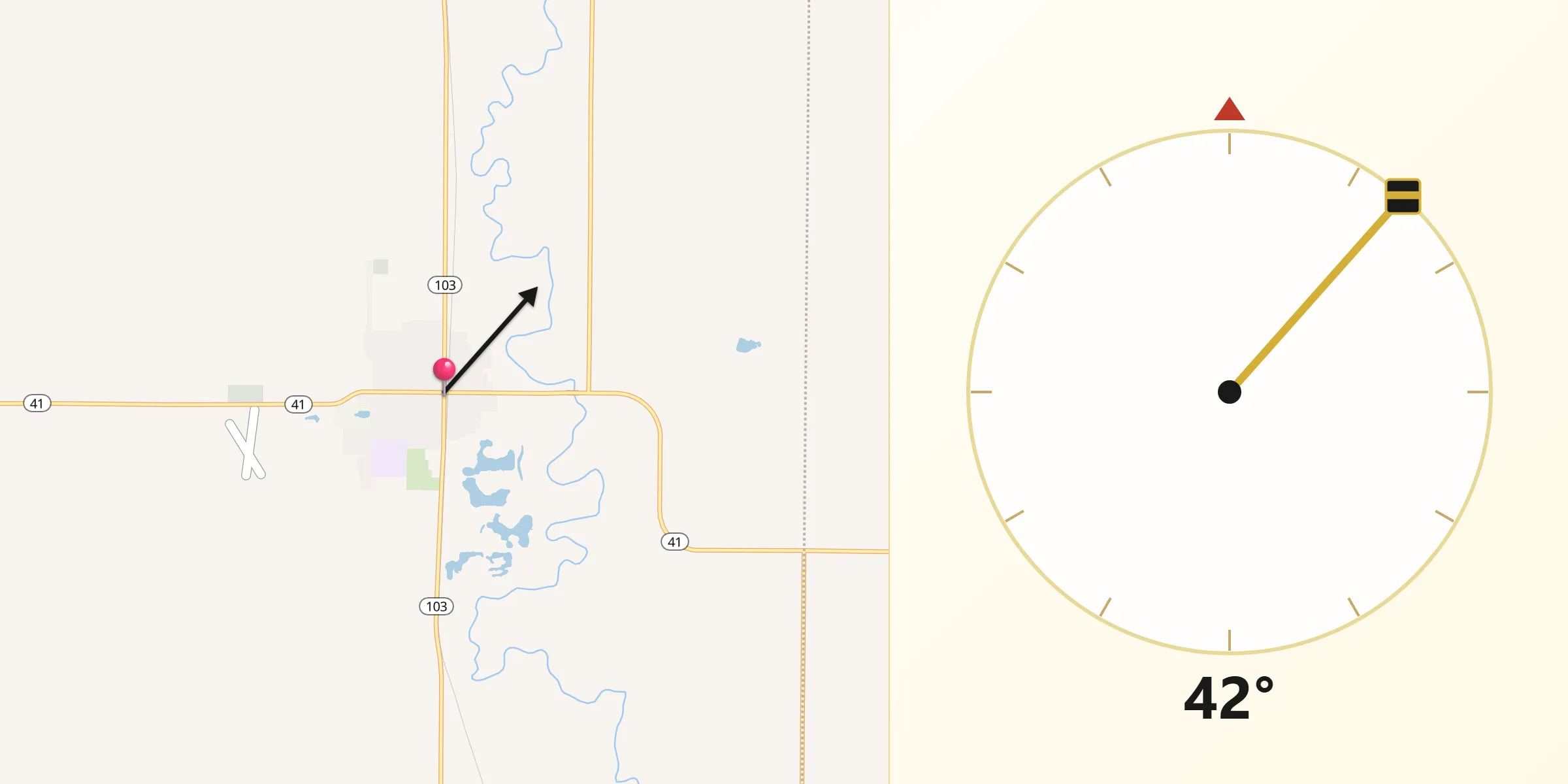 Qibla Direction from Wilber