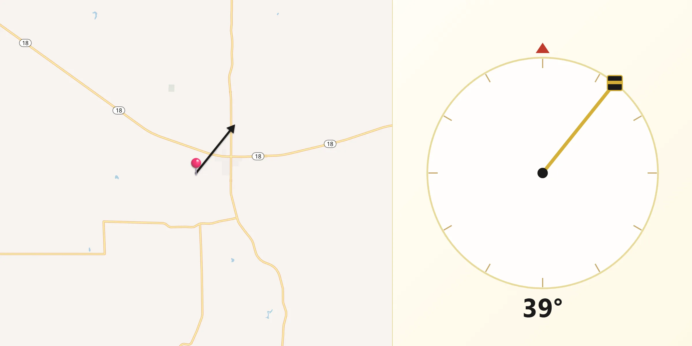 Qibla Direction from Frontier