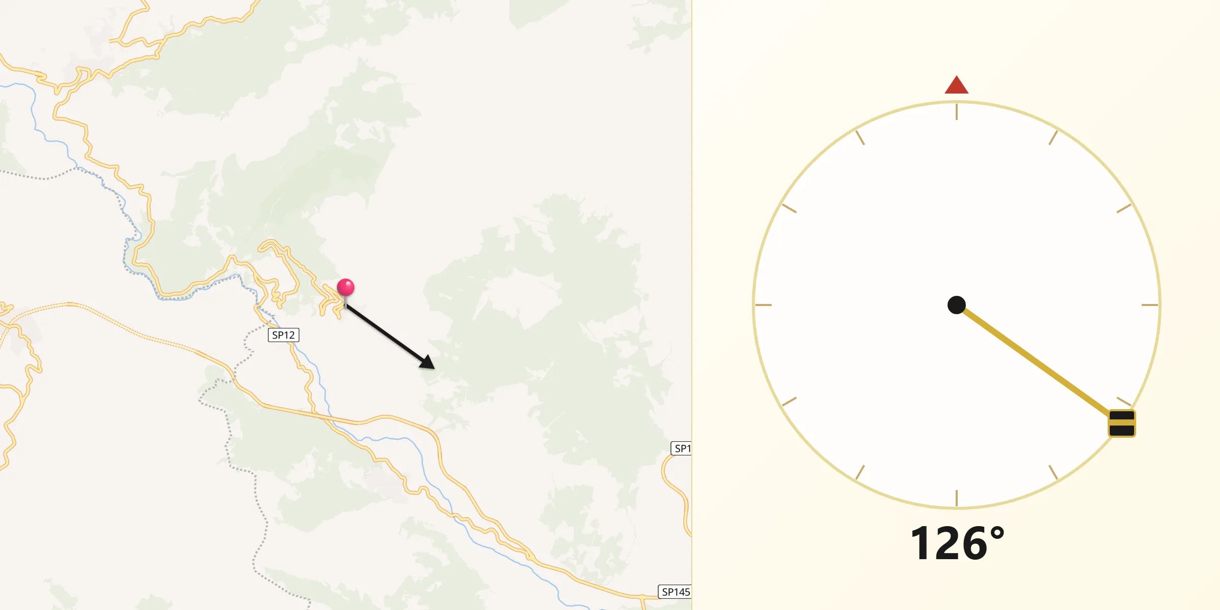 Direzione della Qibla da Savoia di Lucania