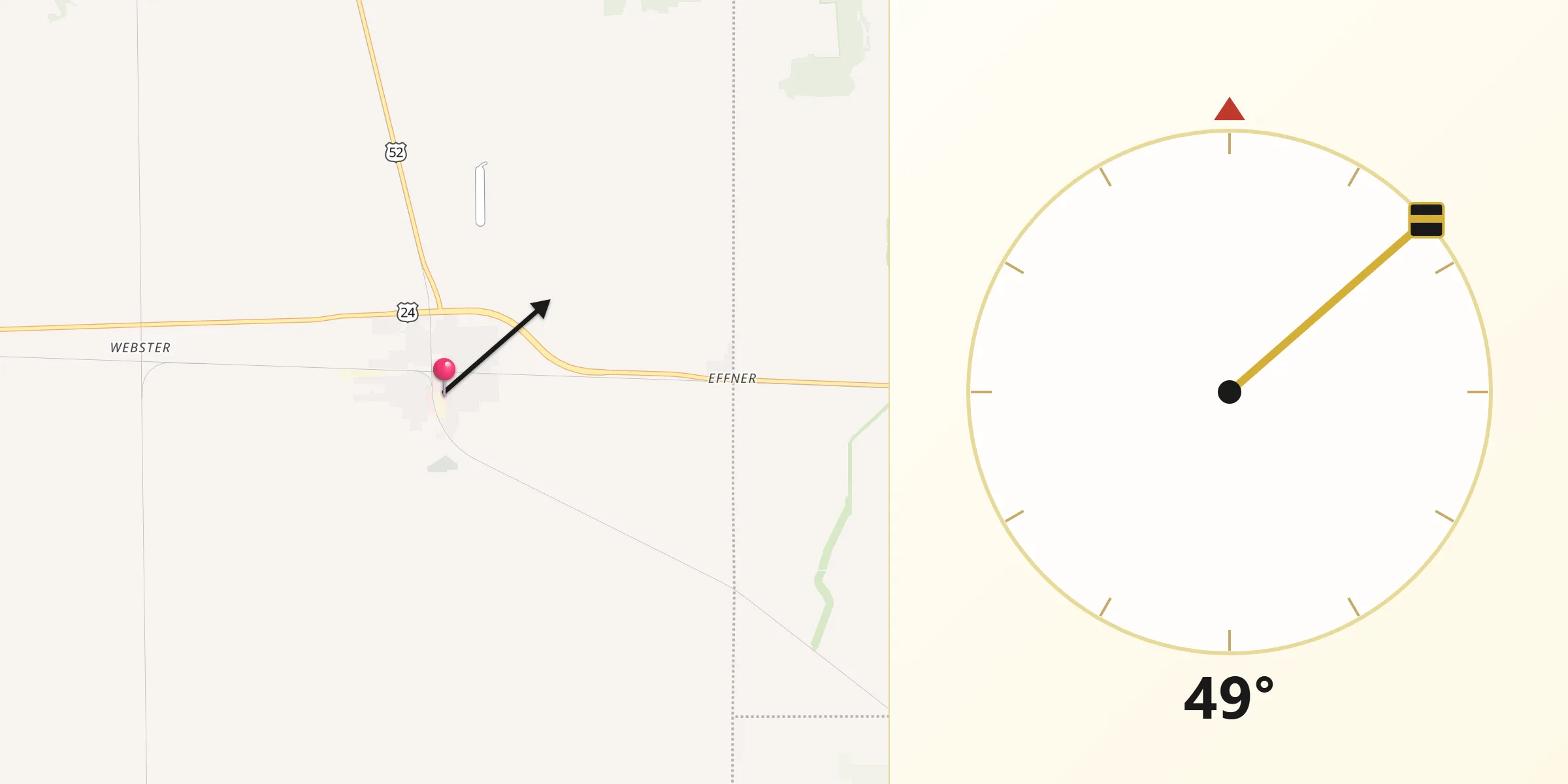 Qibla Direction from Sheldon