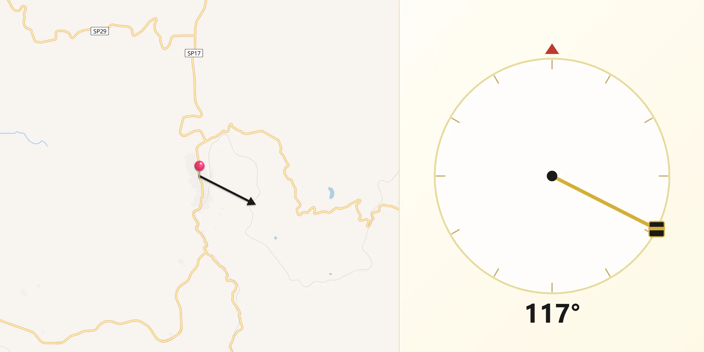 Direzione della Qibla da Nulvi