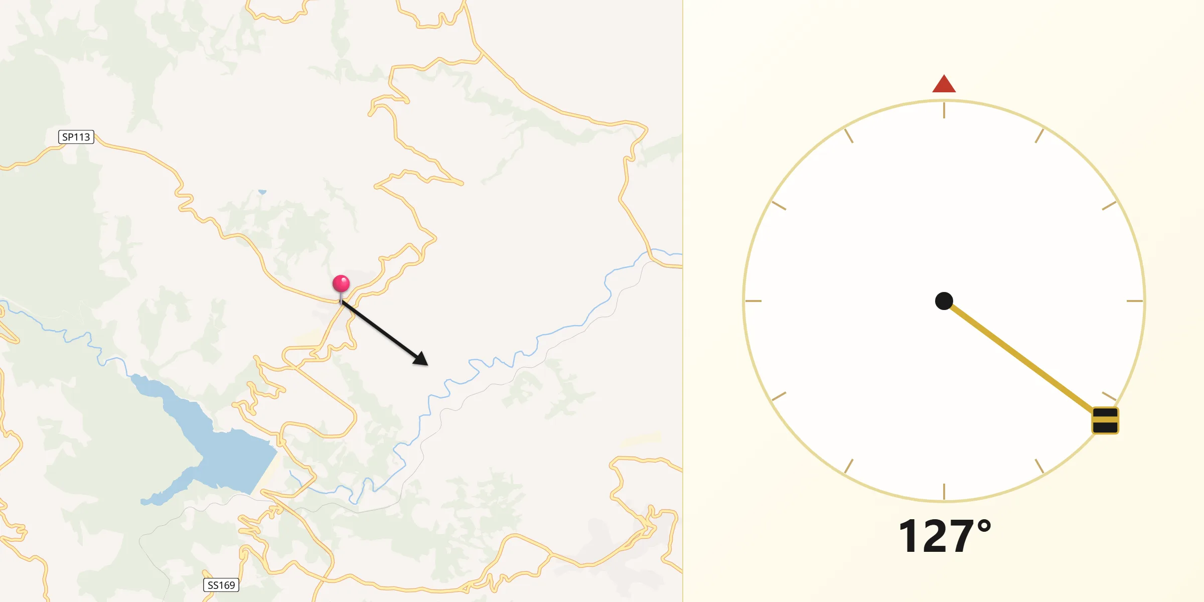 Direzione della Qibla da Acerenza