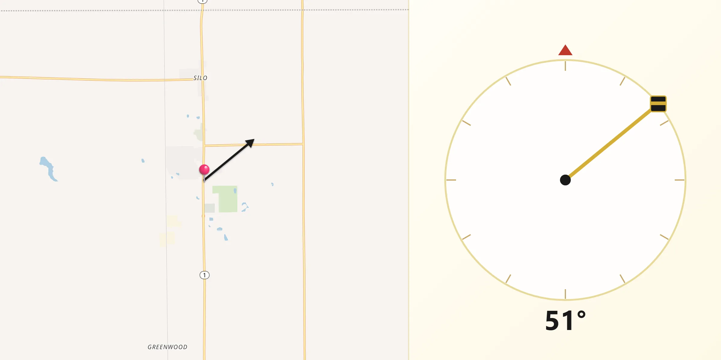 Qibla Direction from Ossian