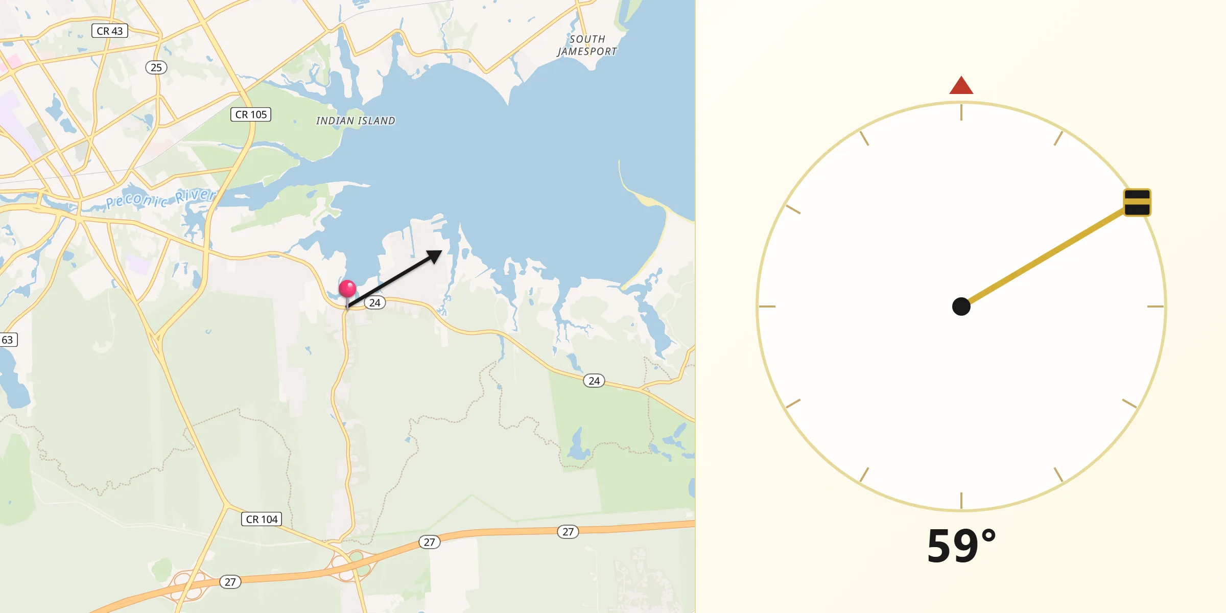 Qibla Direction from Flanders
