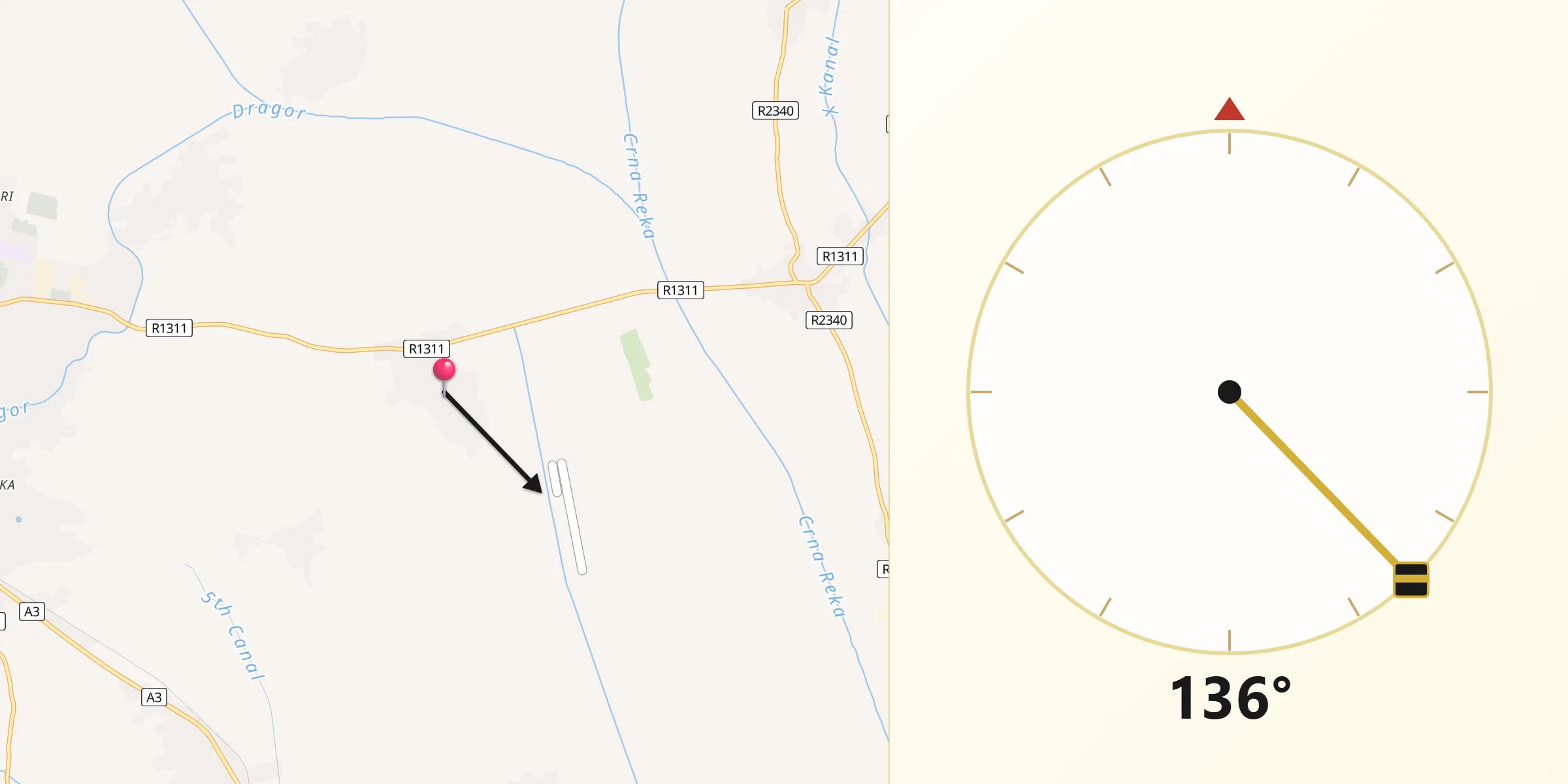 Drejtimi i Qibles nga Logovardi