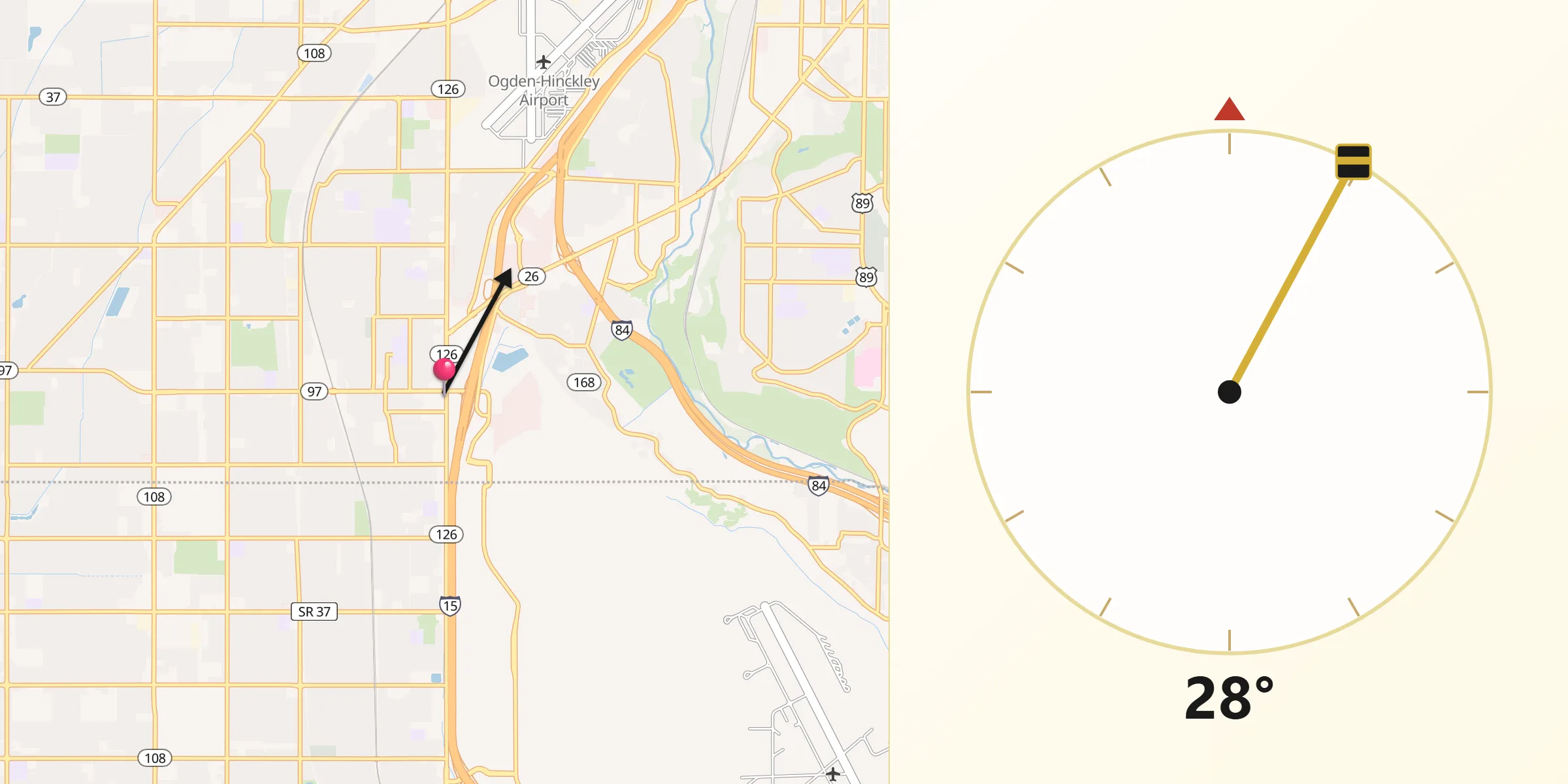 Qibla Direction from Roy