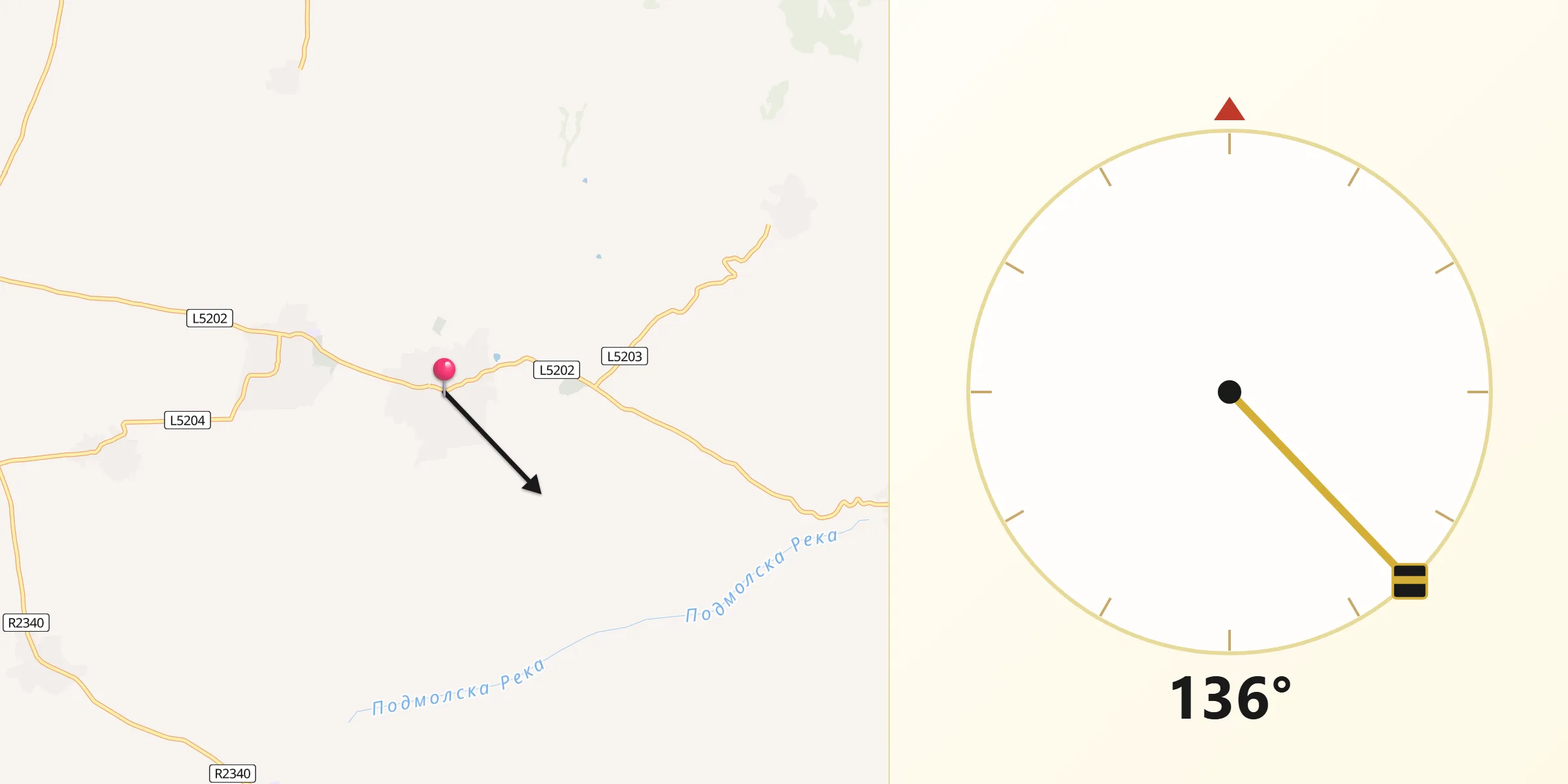 Drejtimi i Qibles nga Kanatlarci