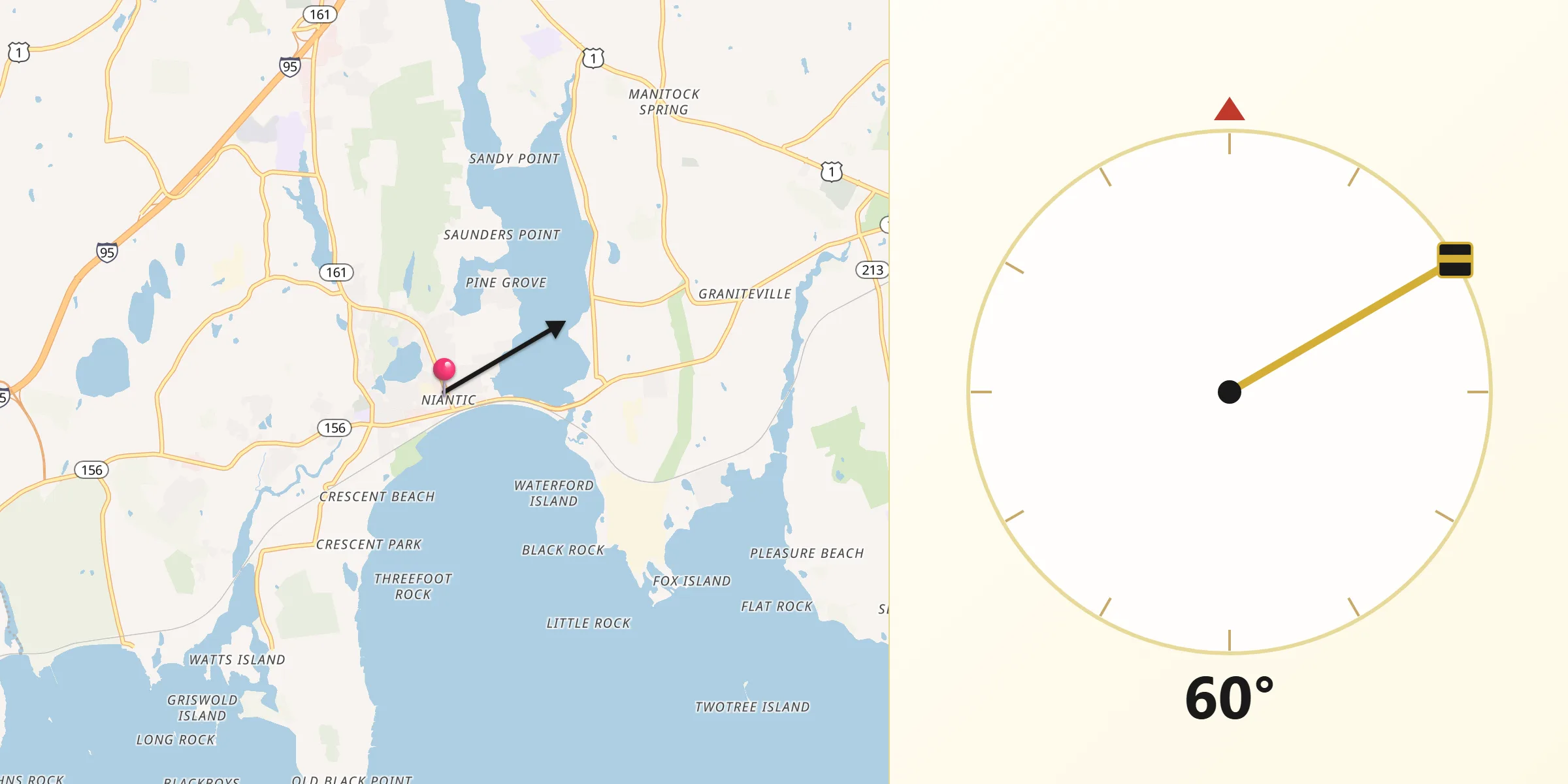 Qibla Direction from Niantic