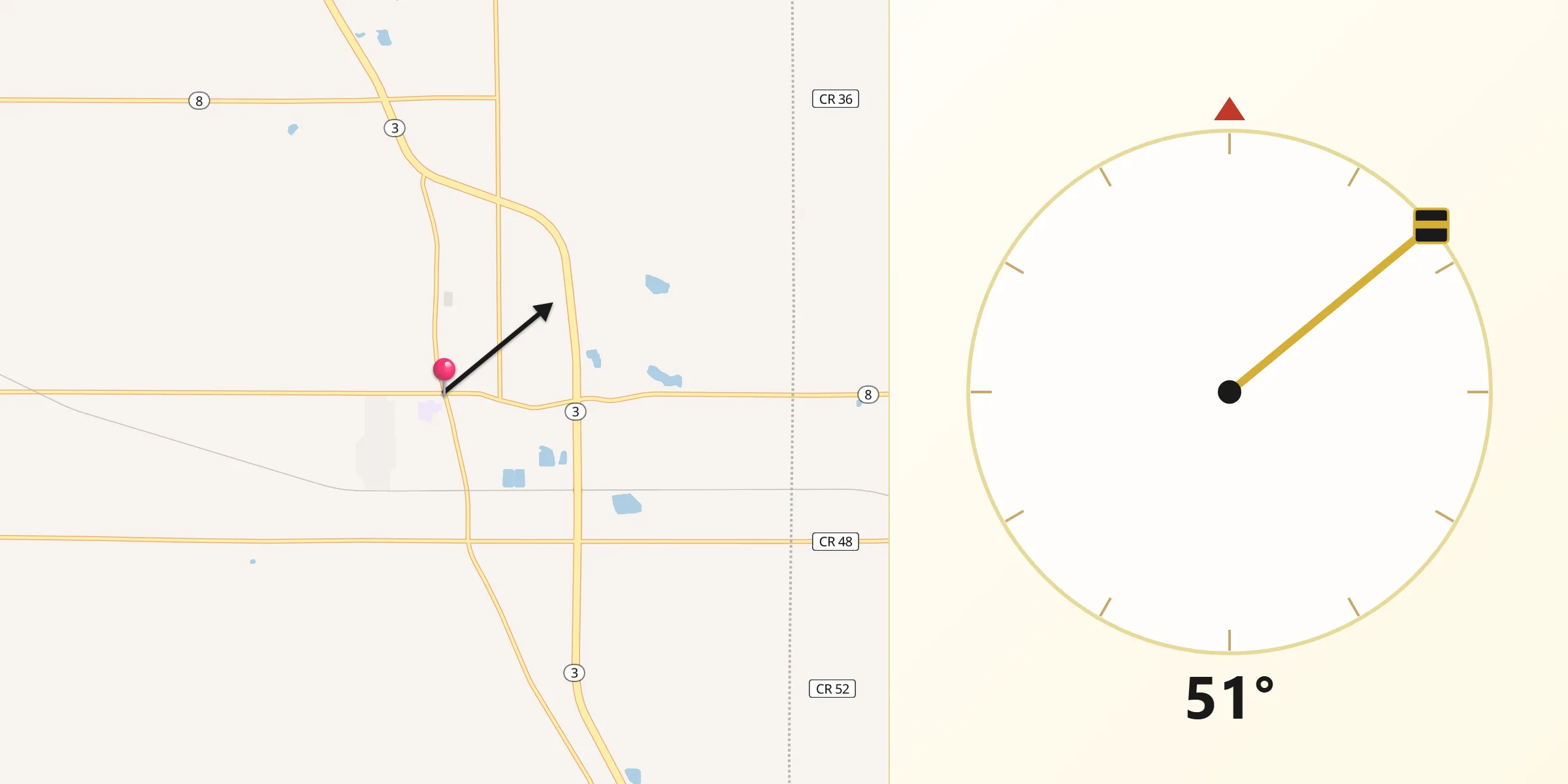 Qibla Direction from Avilla