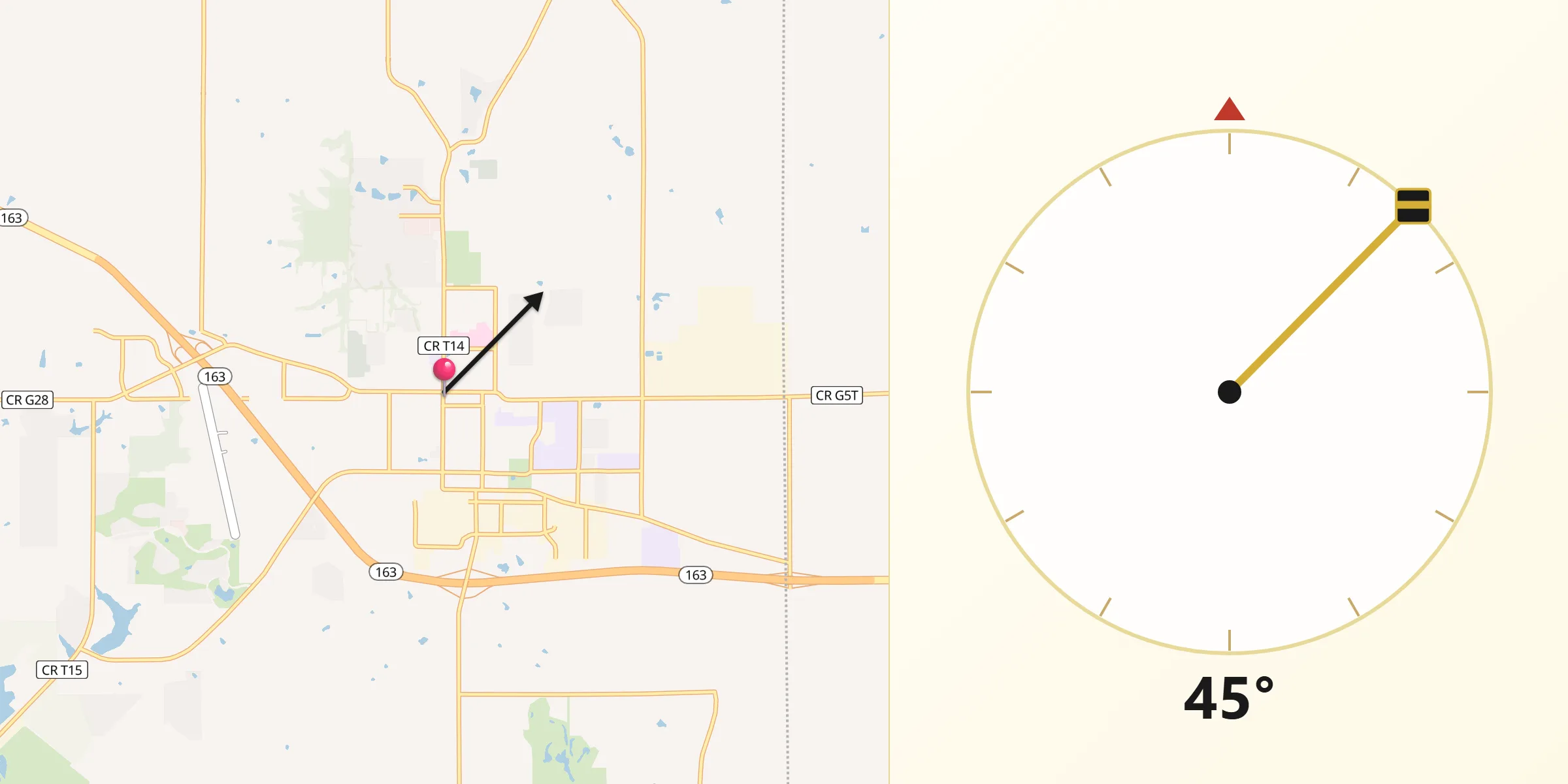 Qibla Direction from Pella