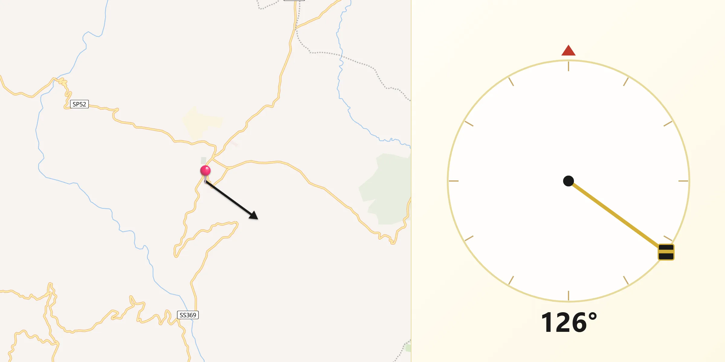 Direzione della Qibla da San Bartolomeo in Galdo