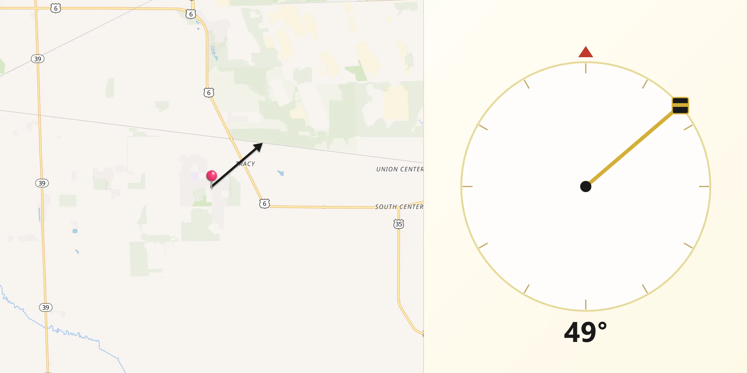 Qibla Direction from Kingsford Heights