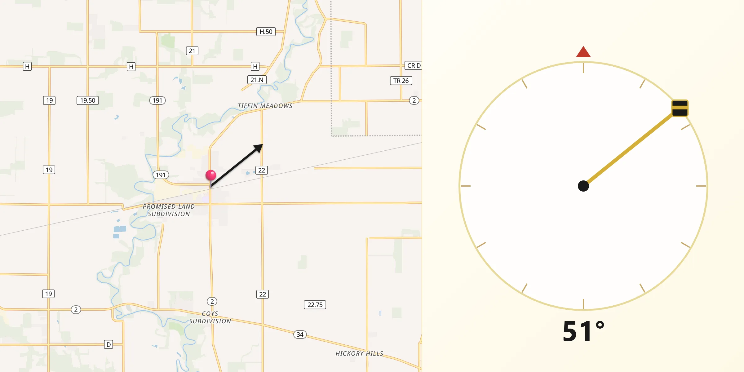 Qibla Direction from Stryker