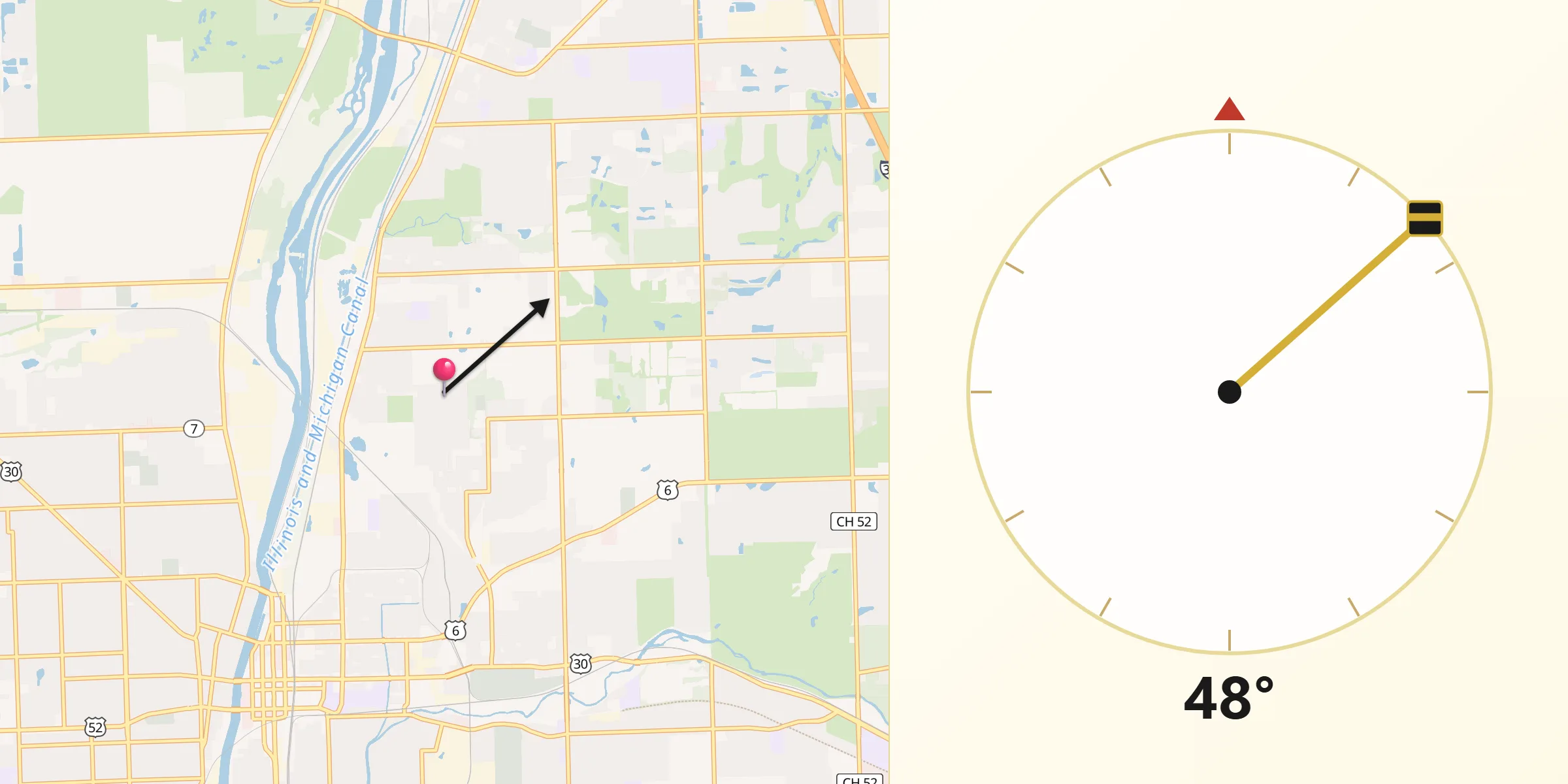 Qibla Direction from Fairmont