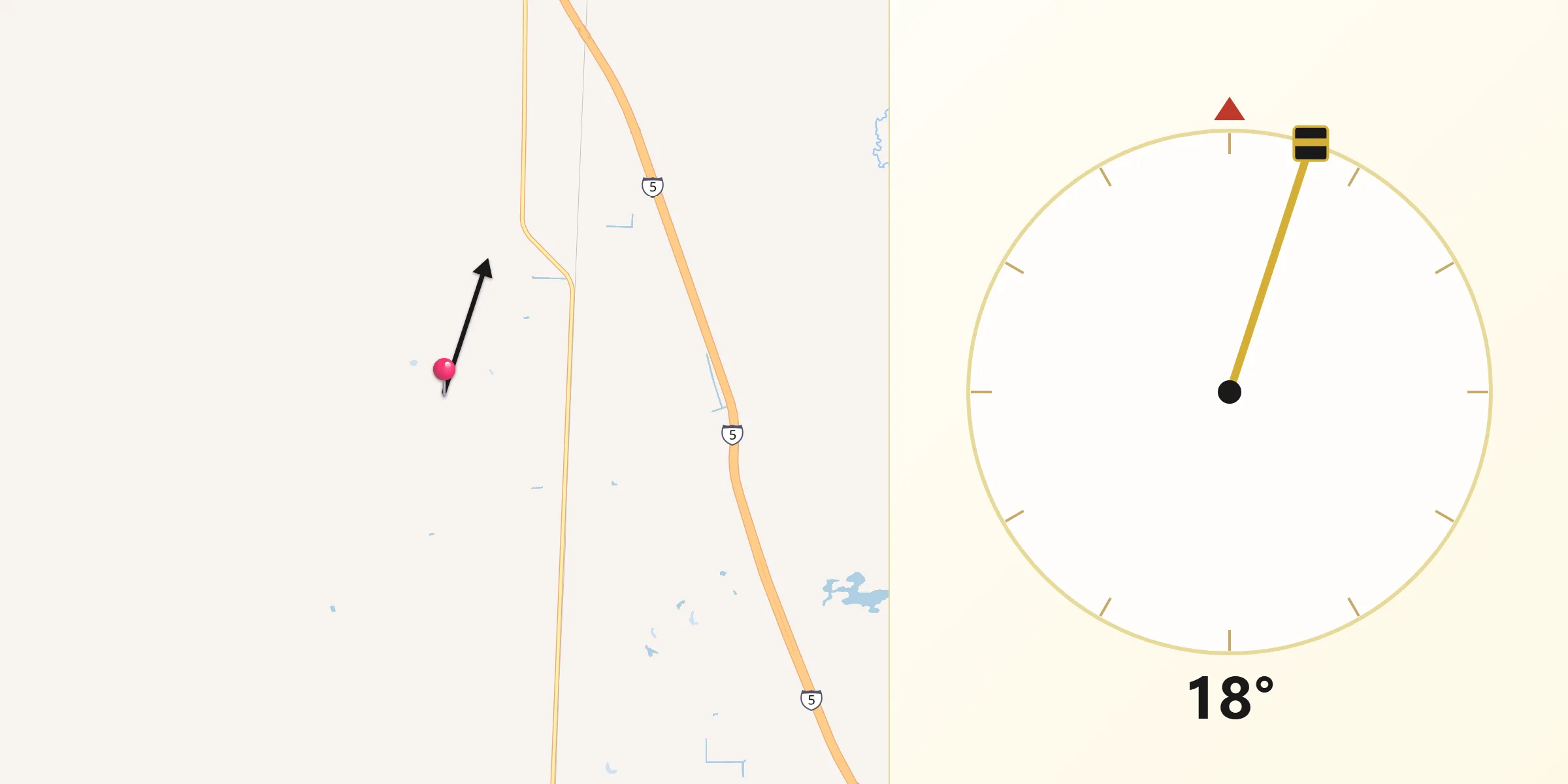 Qibla Direction from Siskiyou