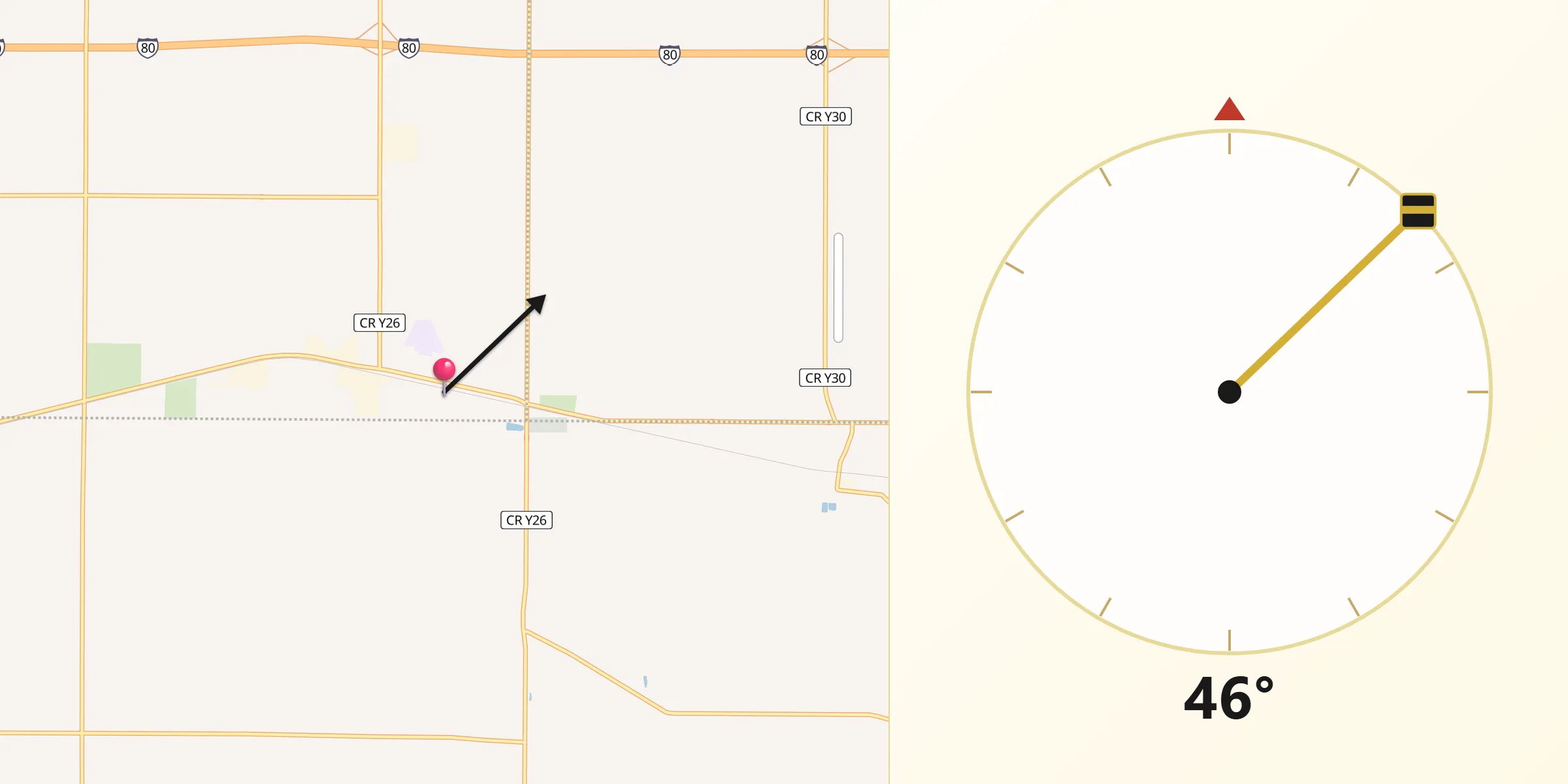 Qibla Direction from Durant