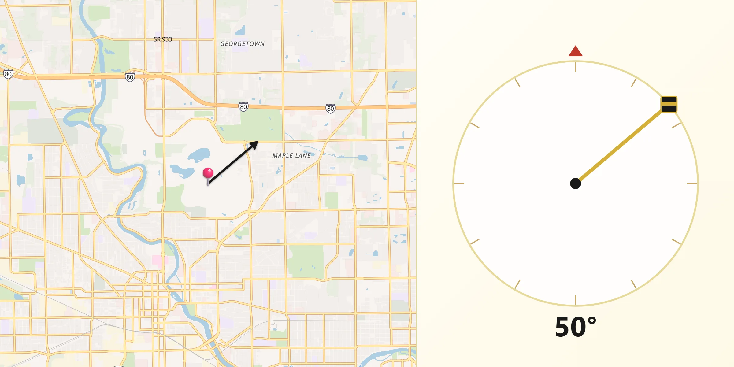 Qibla Direction from Notre Dame