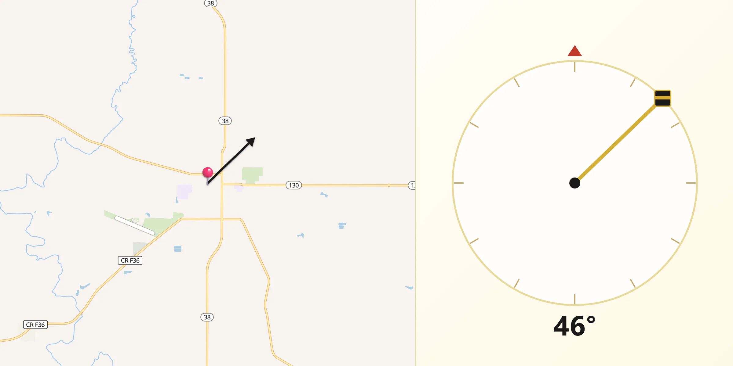 Qibla Direction from Cedar