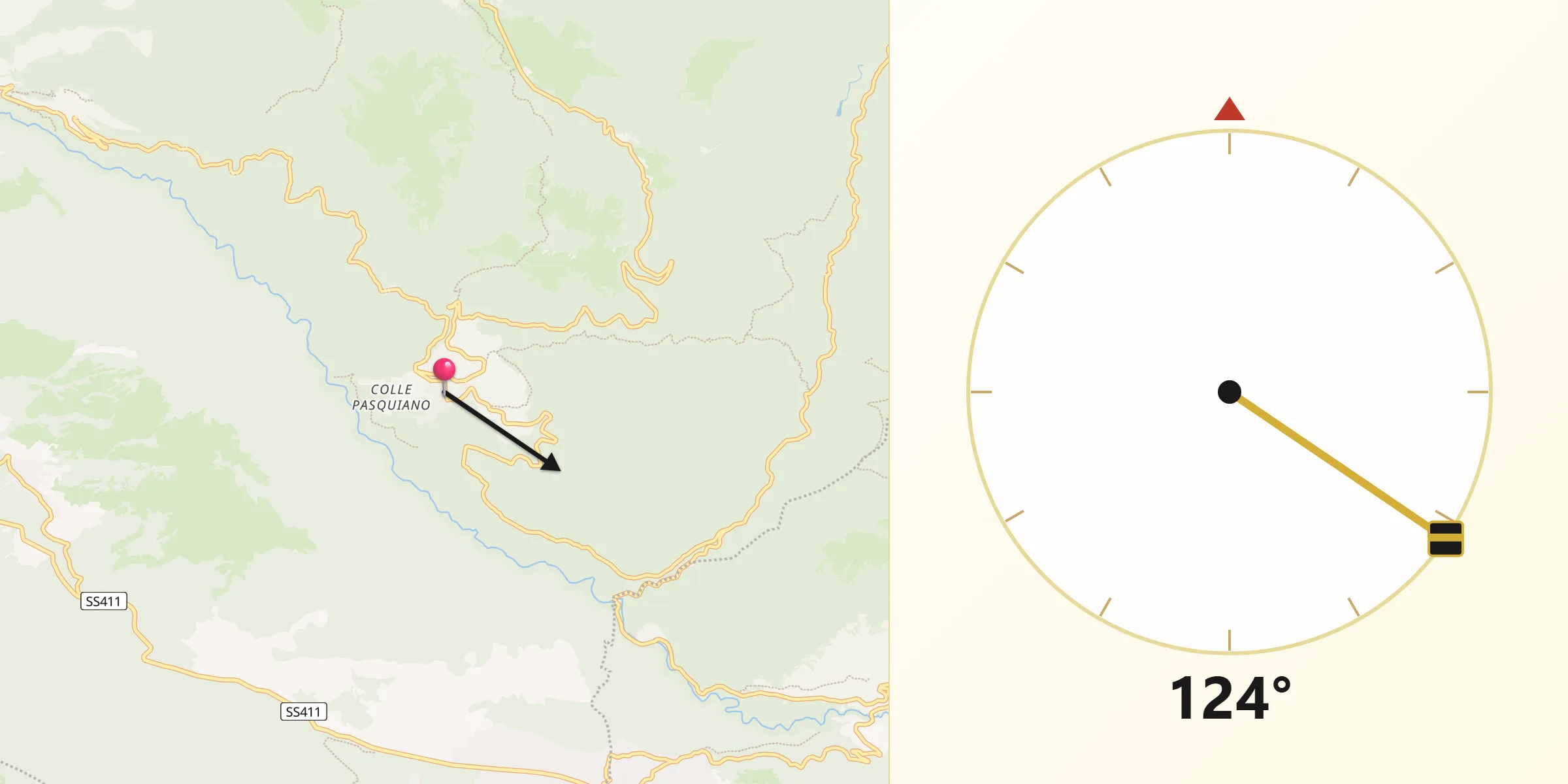 Direzione della Qibla da Jenne