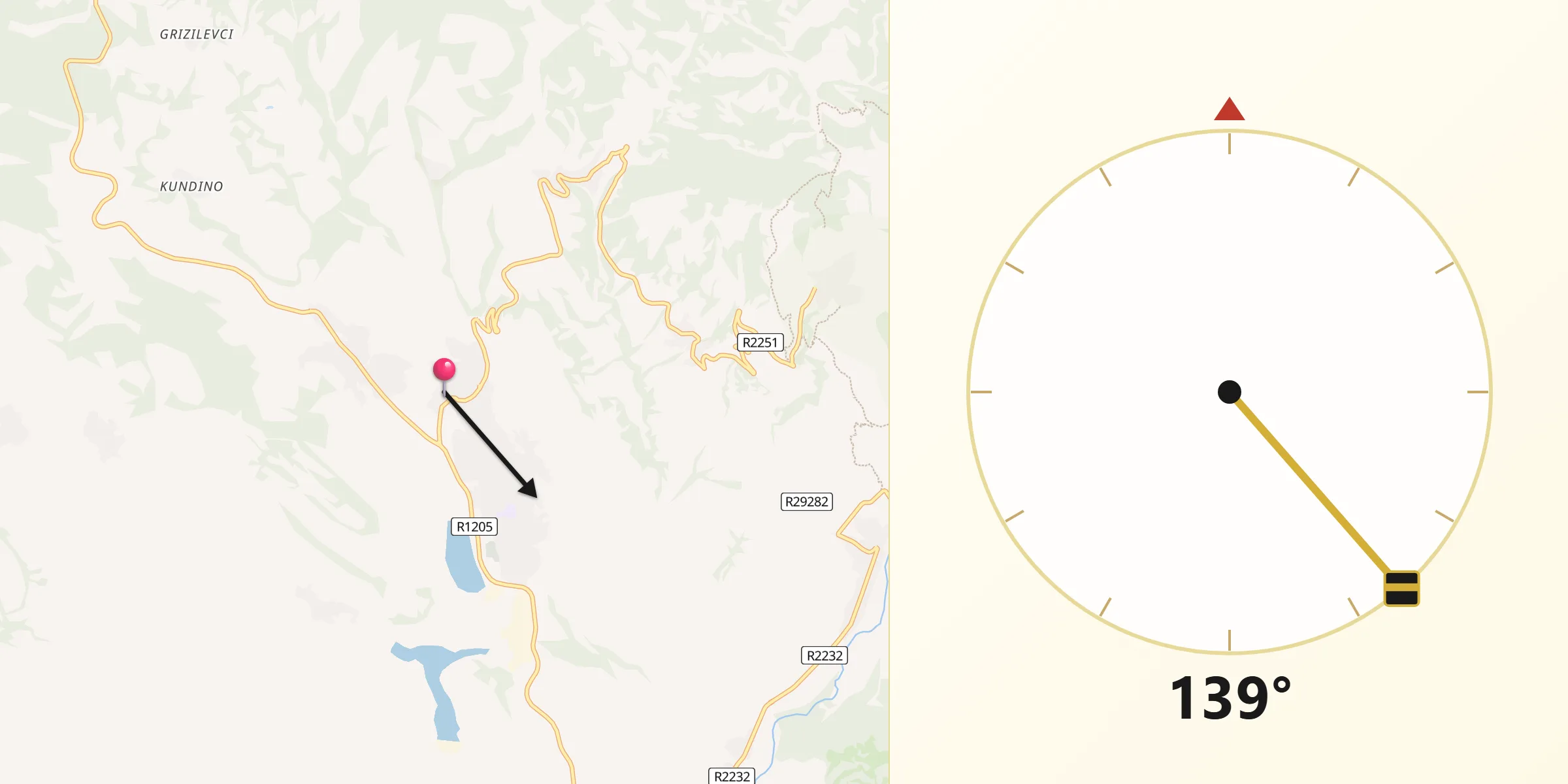 Drejtimi i Qibles nga Probishtip